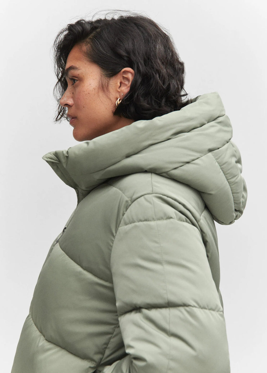 Anorak acolchado capucha