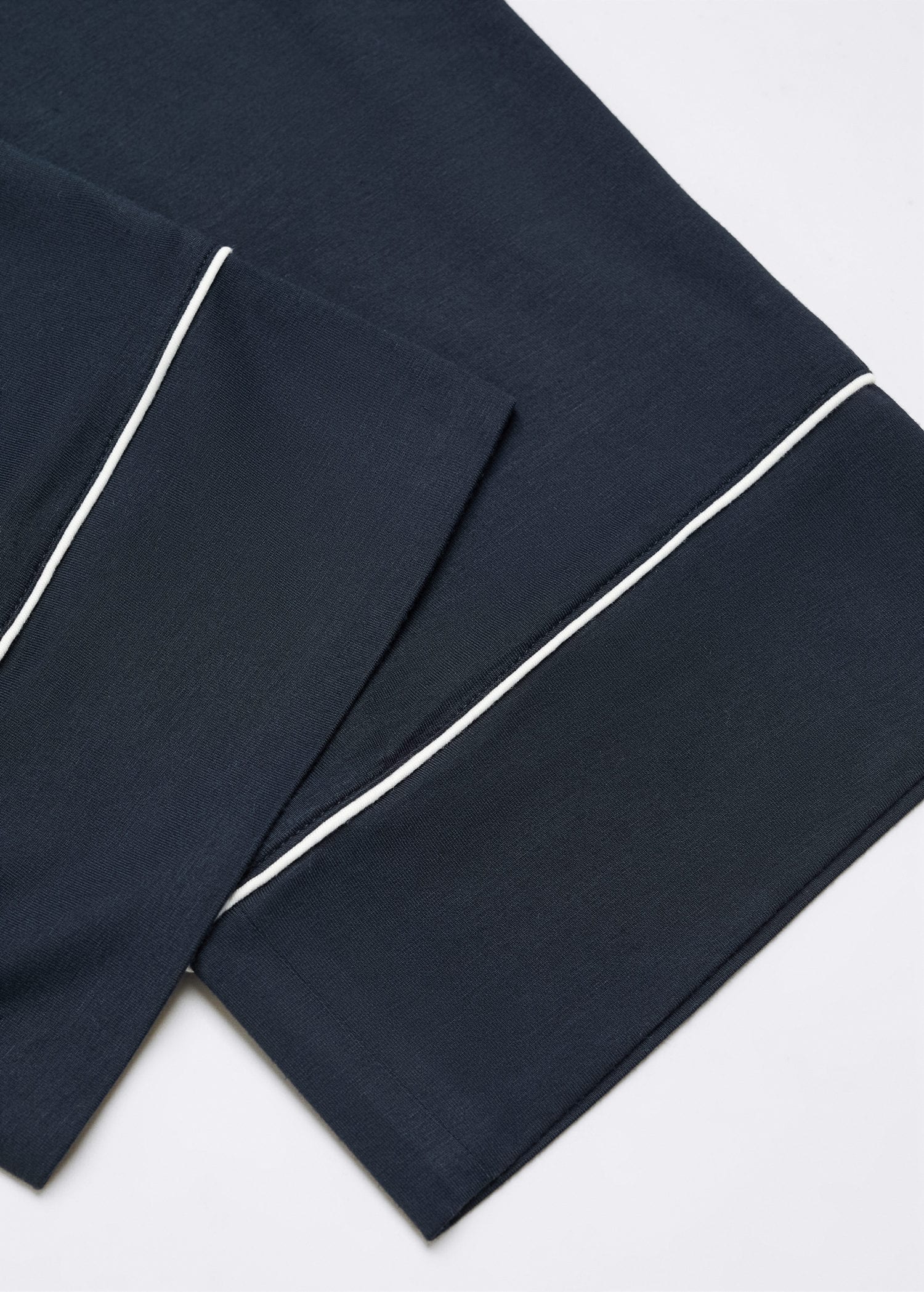 Pantalón pijama ribete contraste