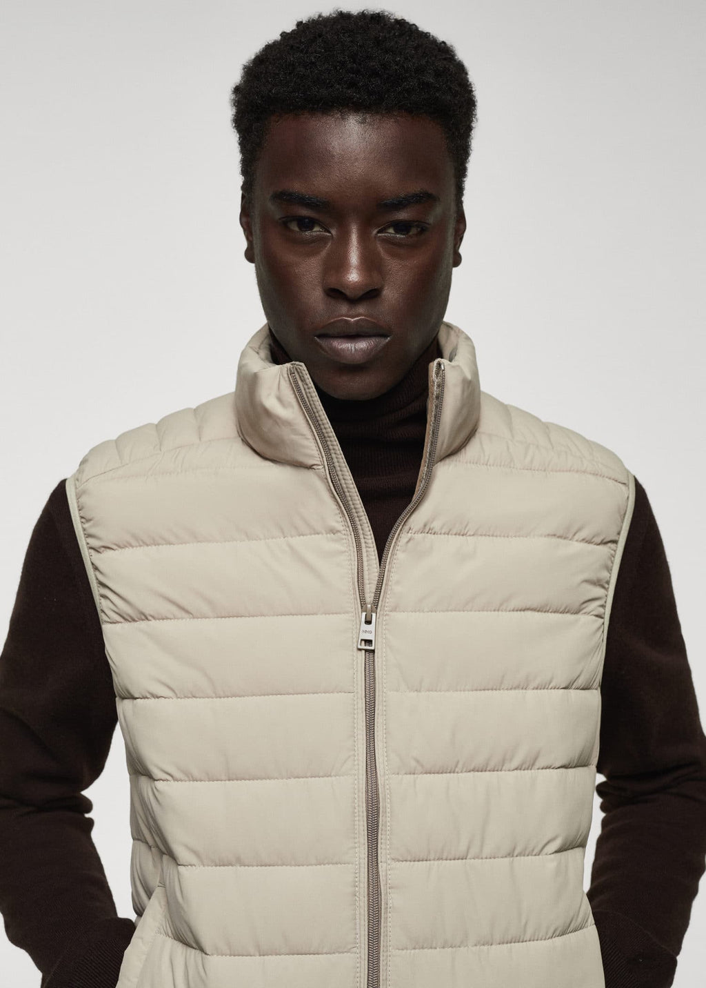 Chaleco acolchado ultra ligero water-repellent