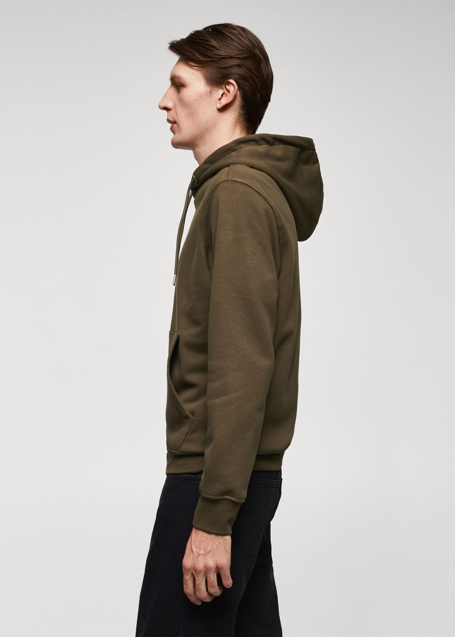 Sudadera algodón canguro capucha