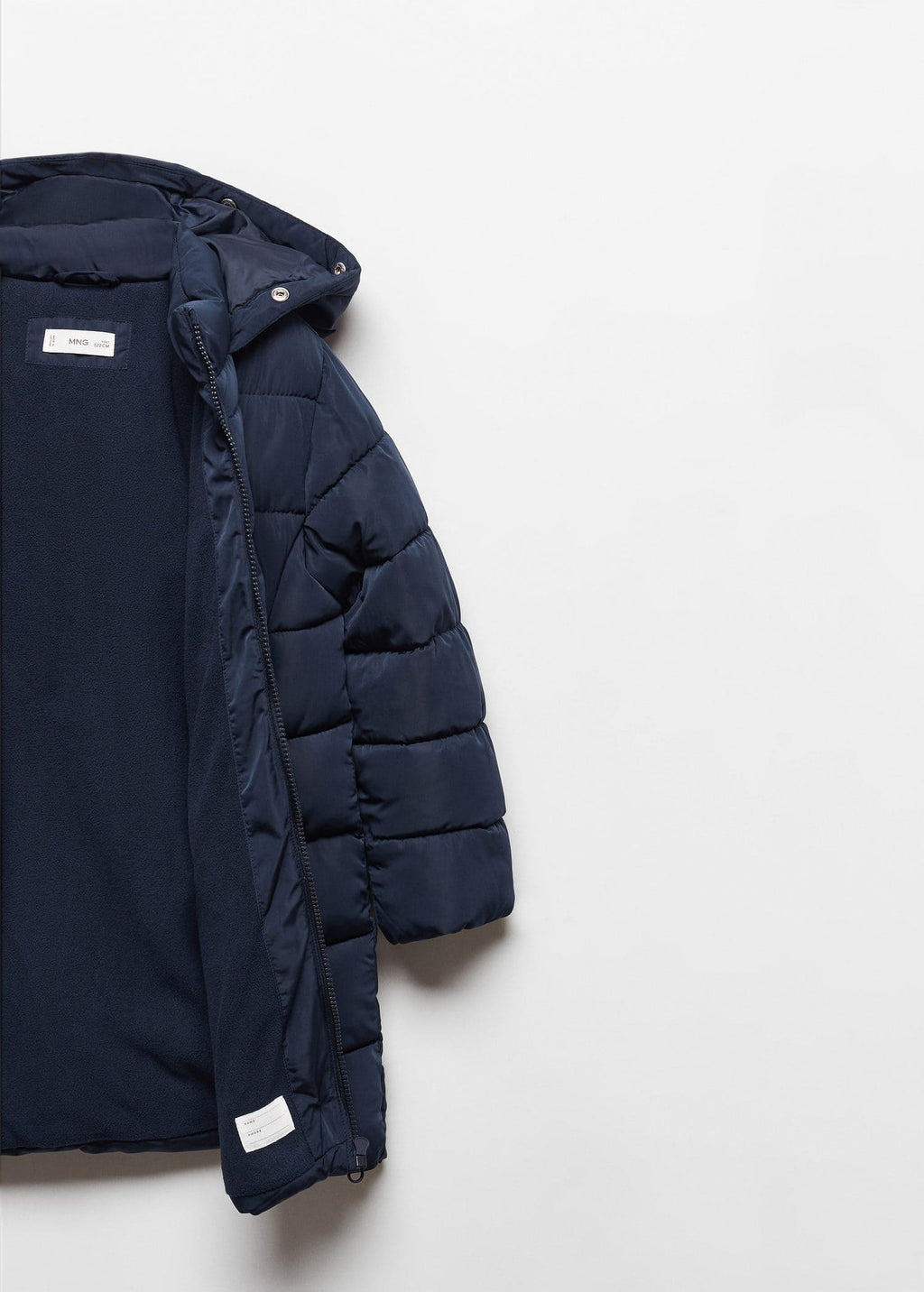 Anorak largo acolchado