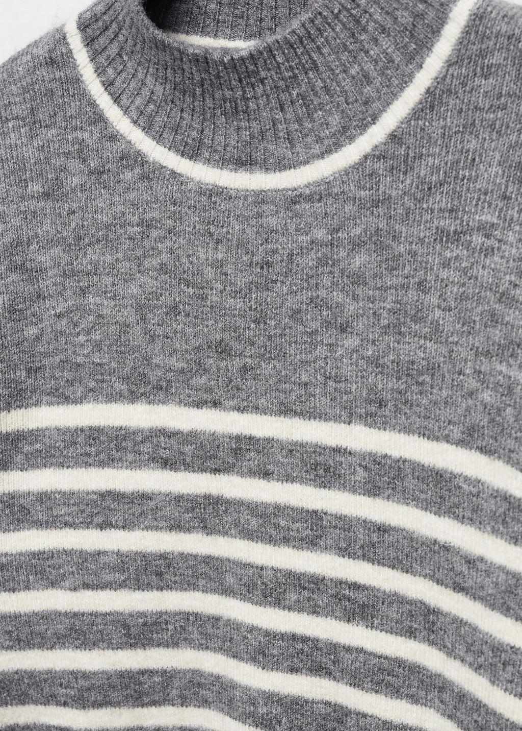Jersey estampado rayas cuello perkins