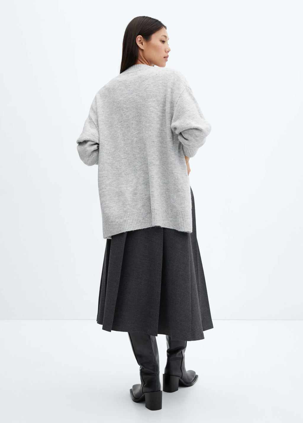 Cárdigan botones oversize