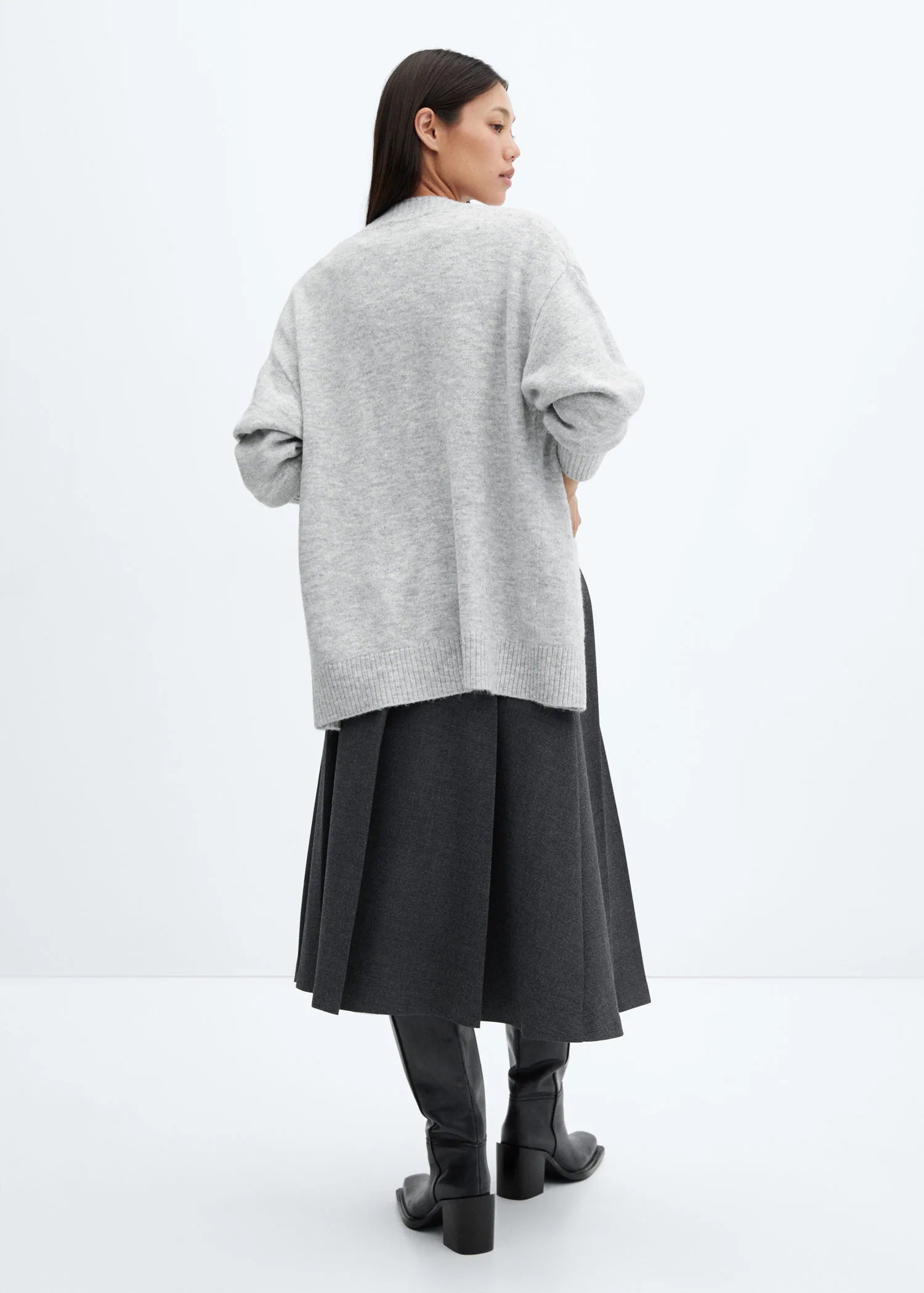 Cárdigan botones oversize