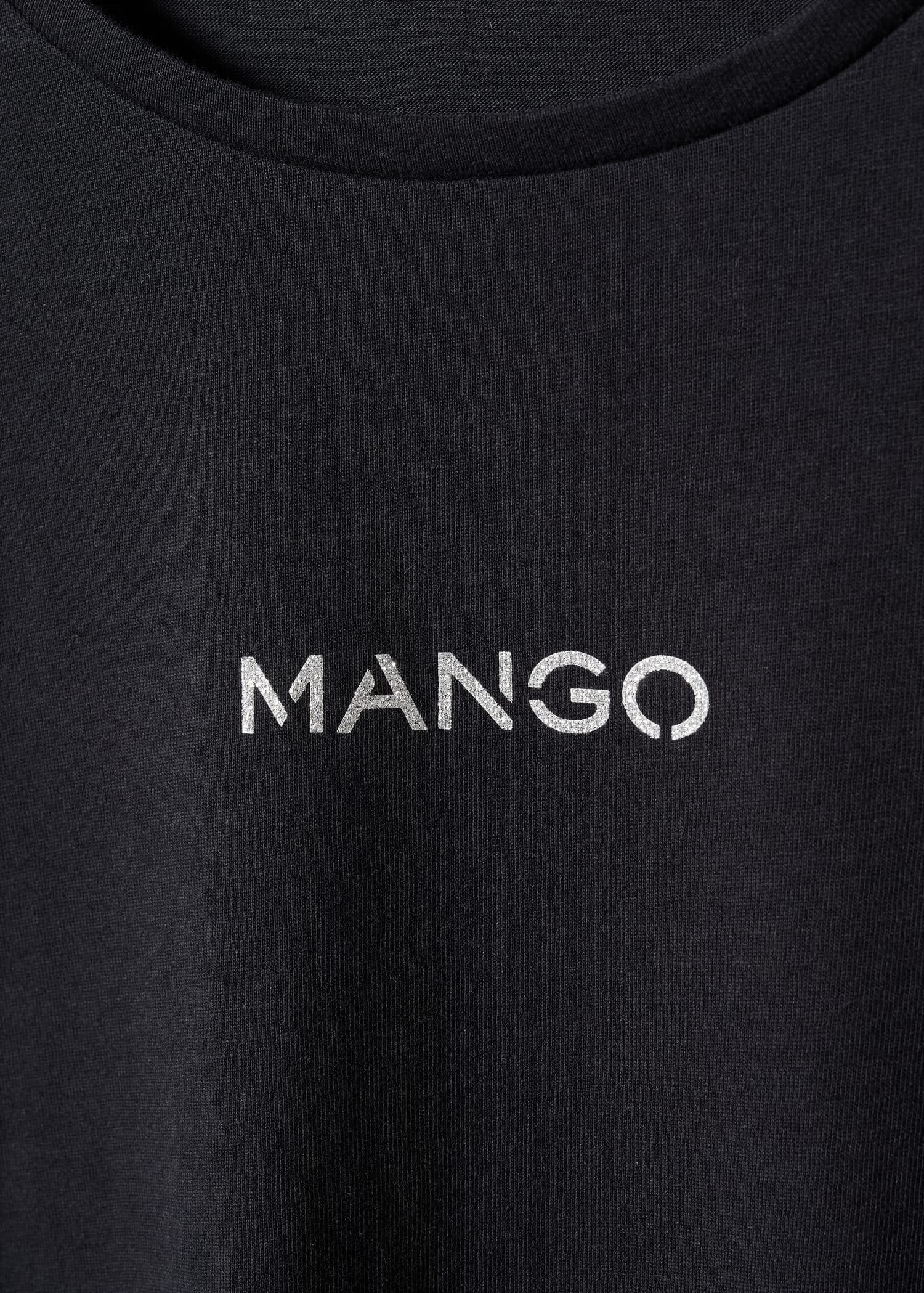 Camiseta logo metalizado
