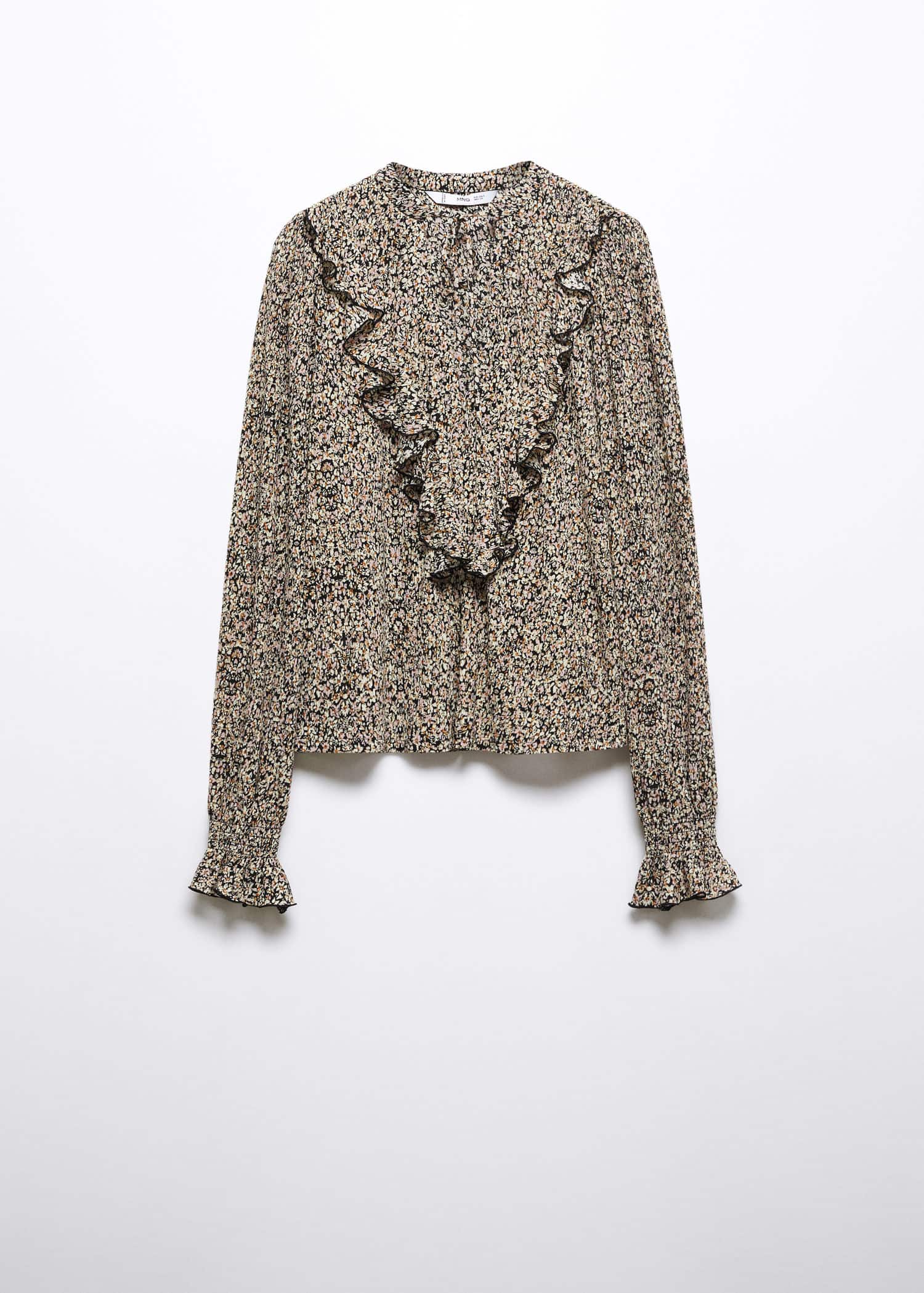Blusa fluida volante