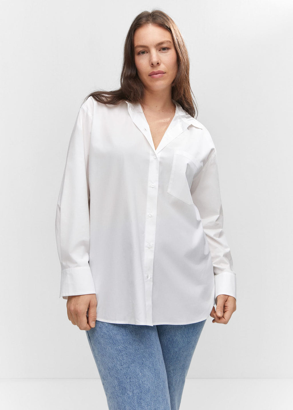 Camisa oversize bolsillo