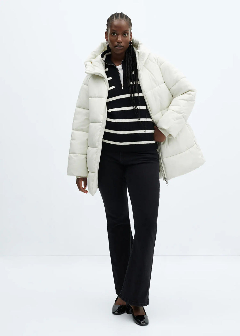 Anorak acolchado capucha