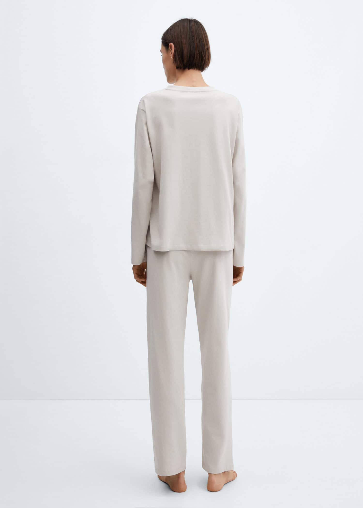 Pijama largo algodón
