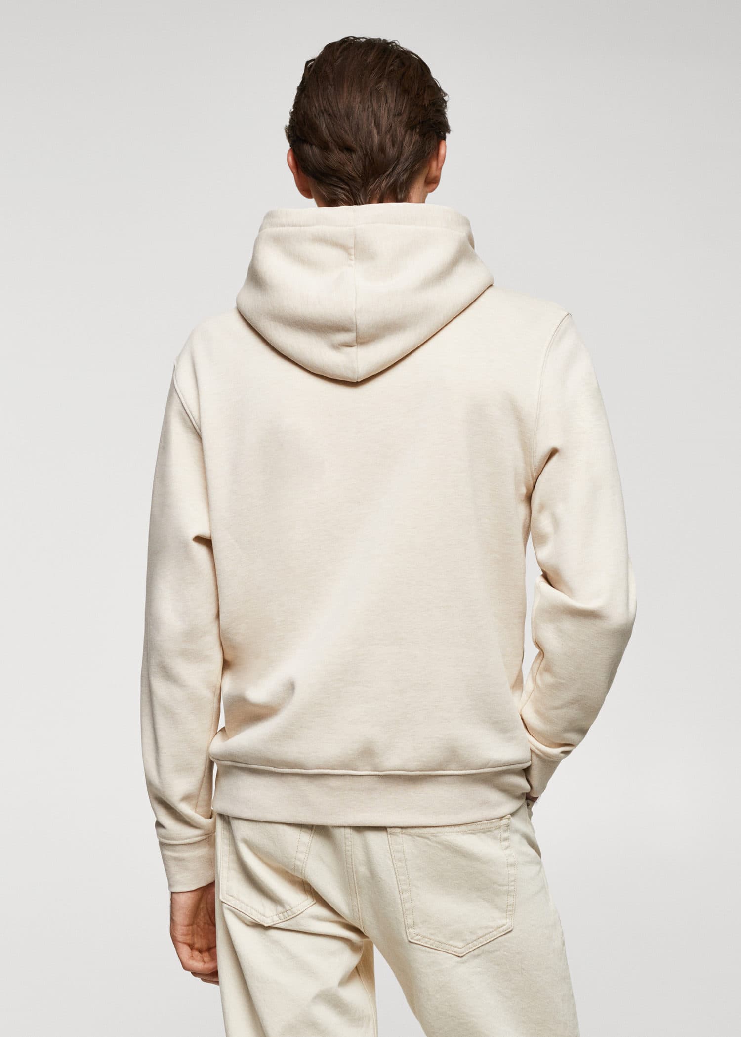 Sudadera algodón canguro capucha