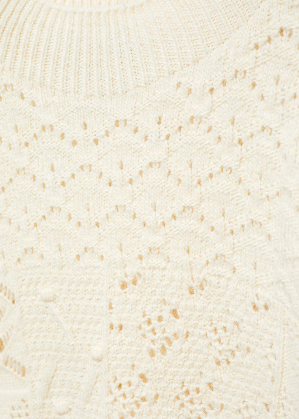Jersey mezcla crochet punto calado