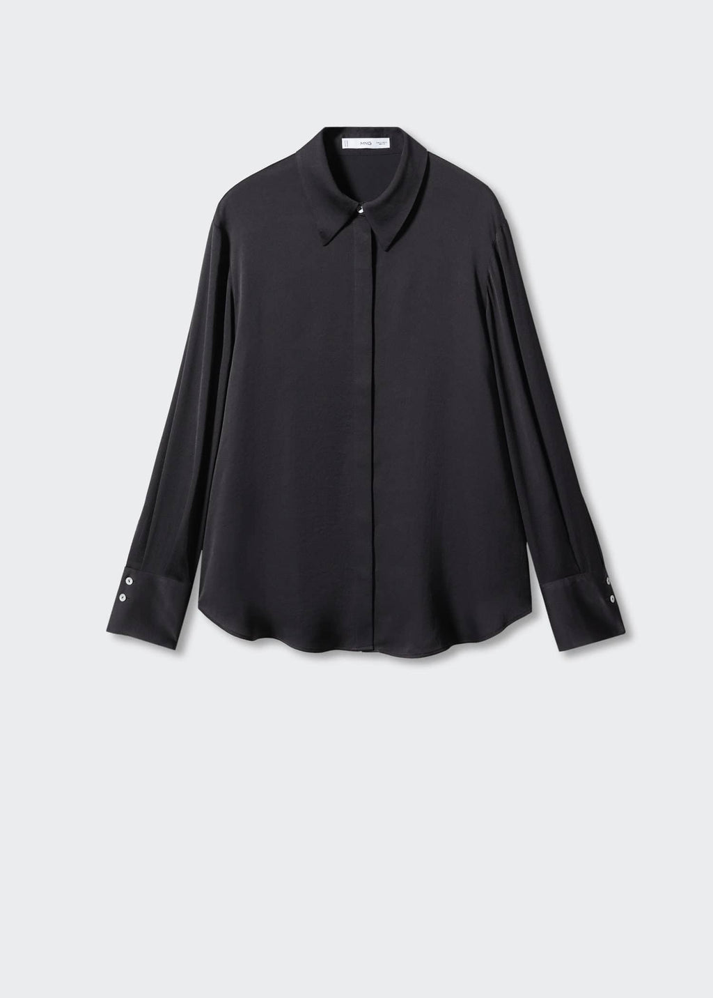 Camisa fluida satinada