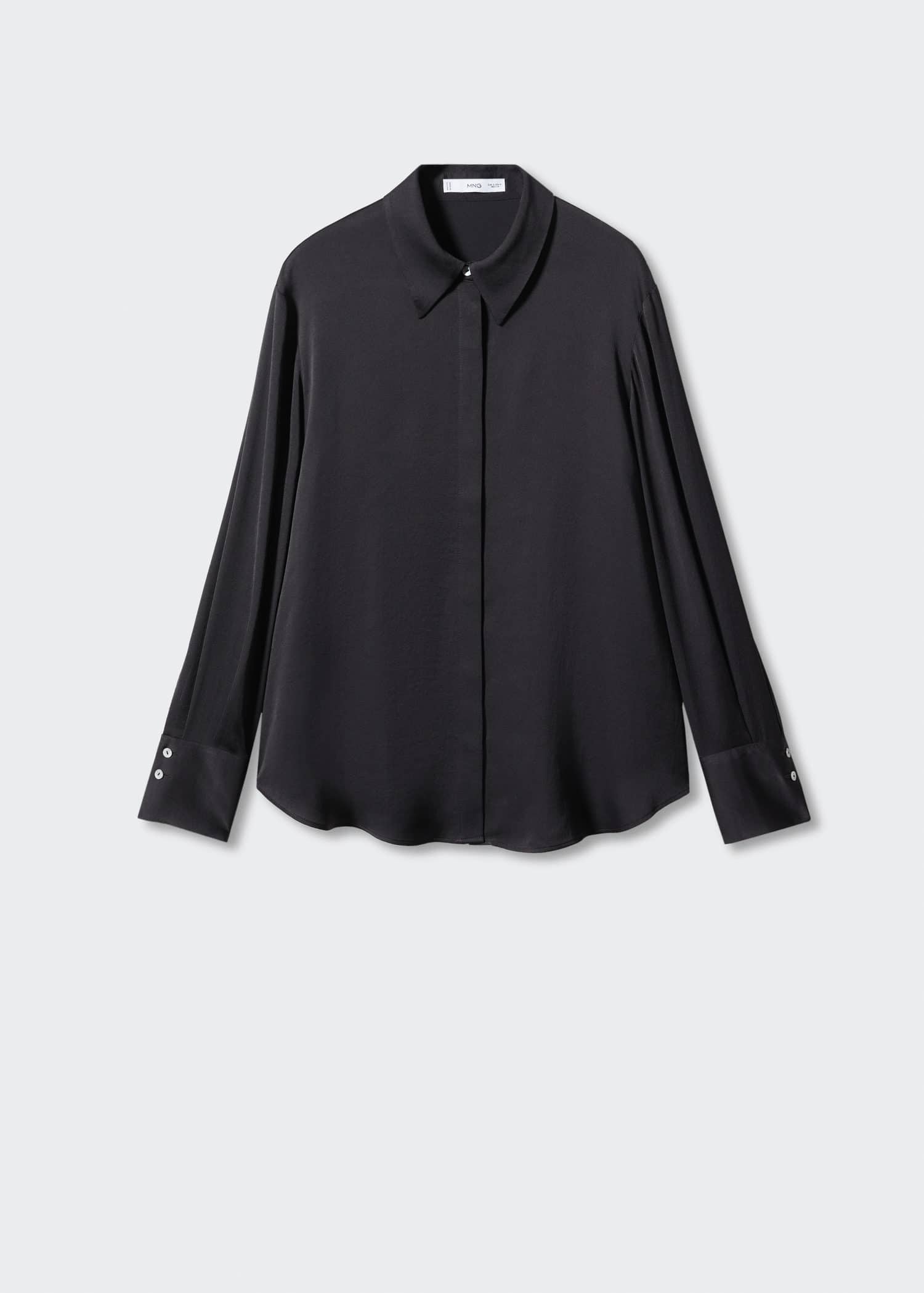 Camisa fluida satinada