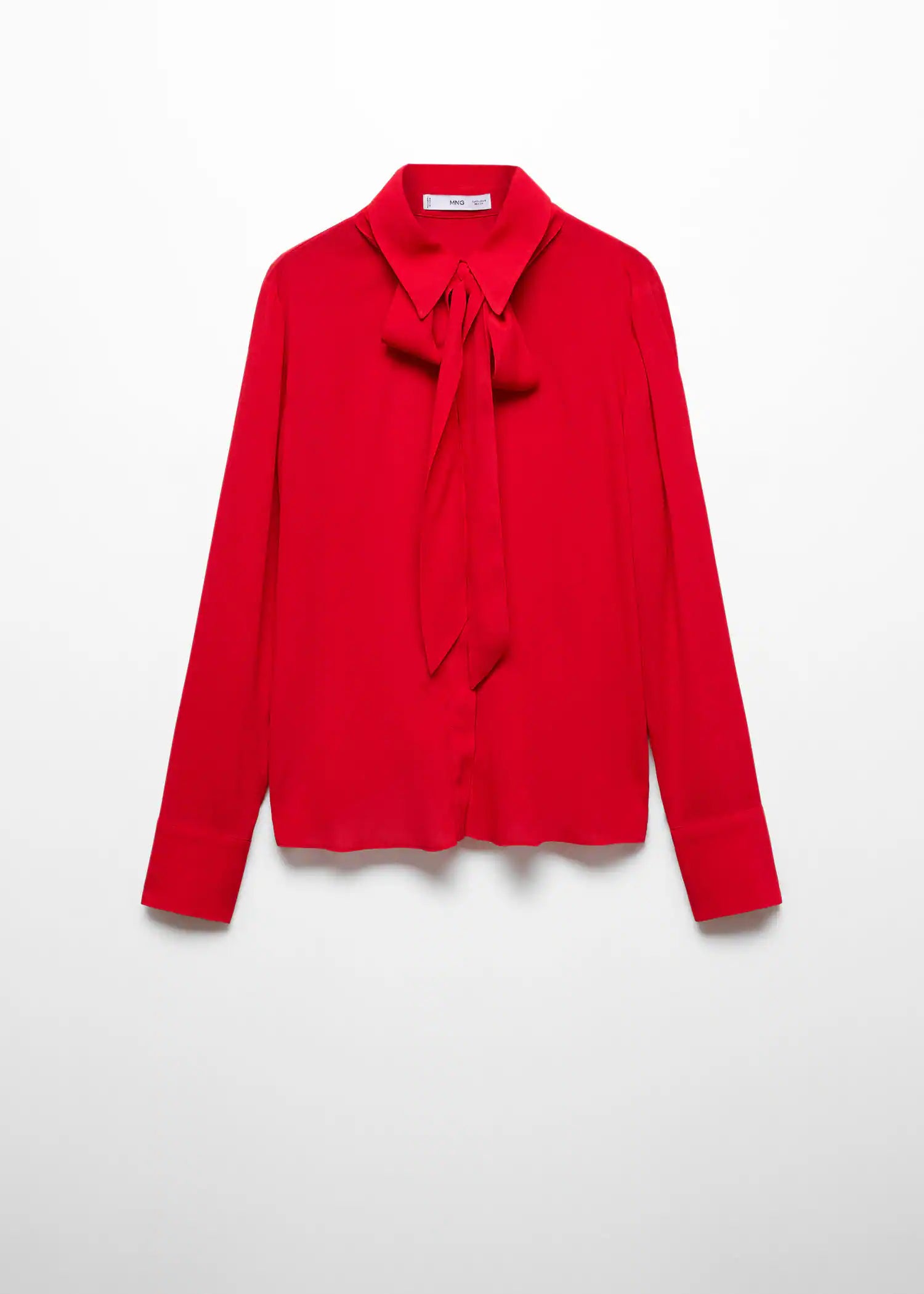 Blusa lazo cuello