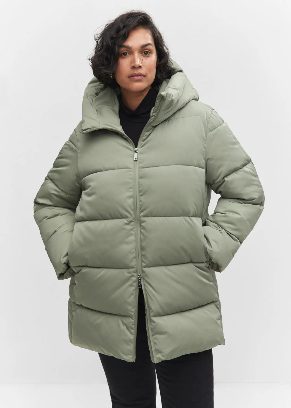 Anorak acolchado capucha