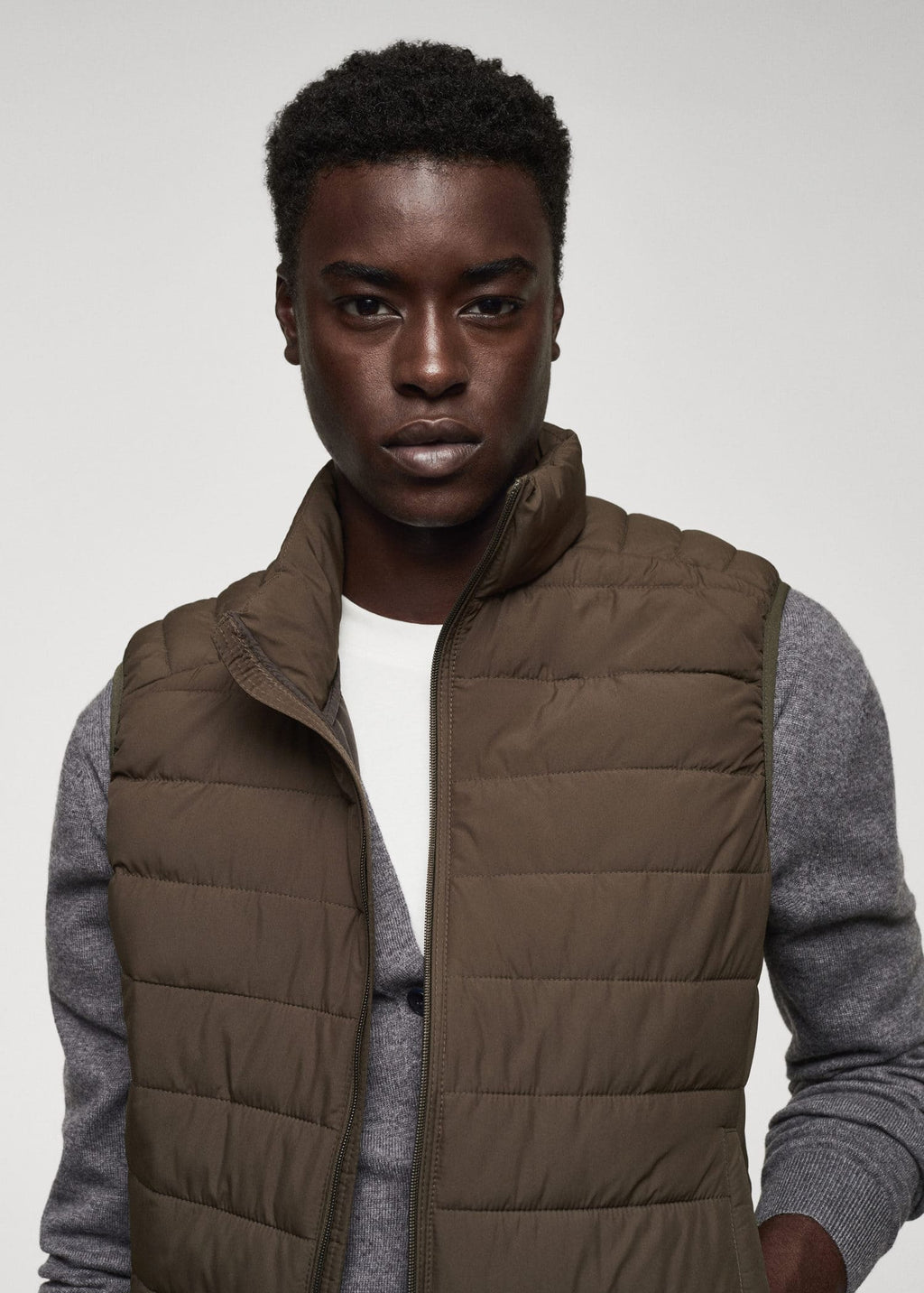 Chaleco acolchado ultra ligero water-repellent