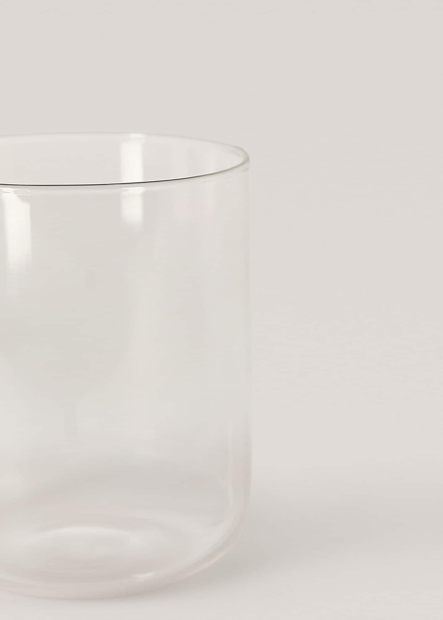 Vaso 100% vidrio de borosilicato