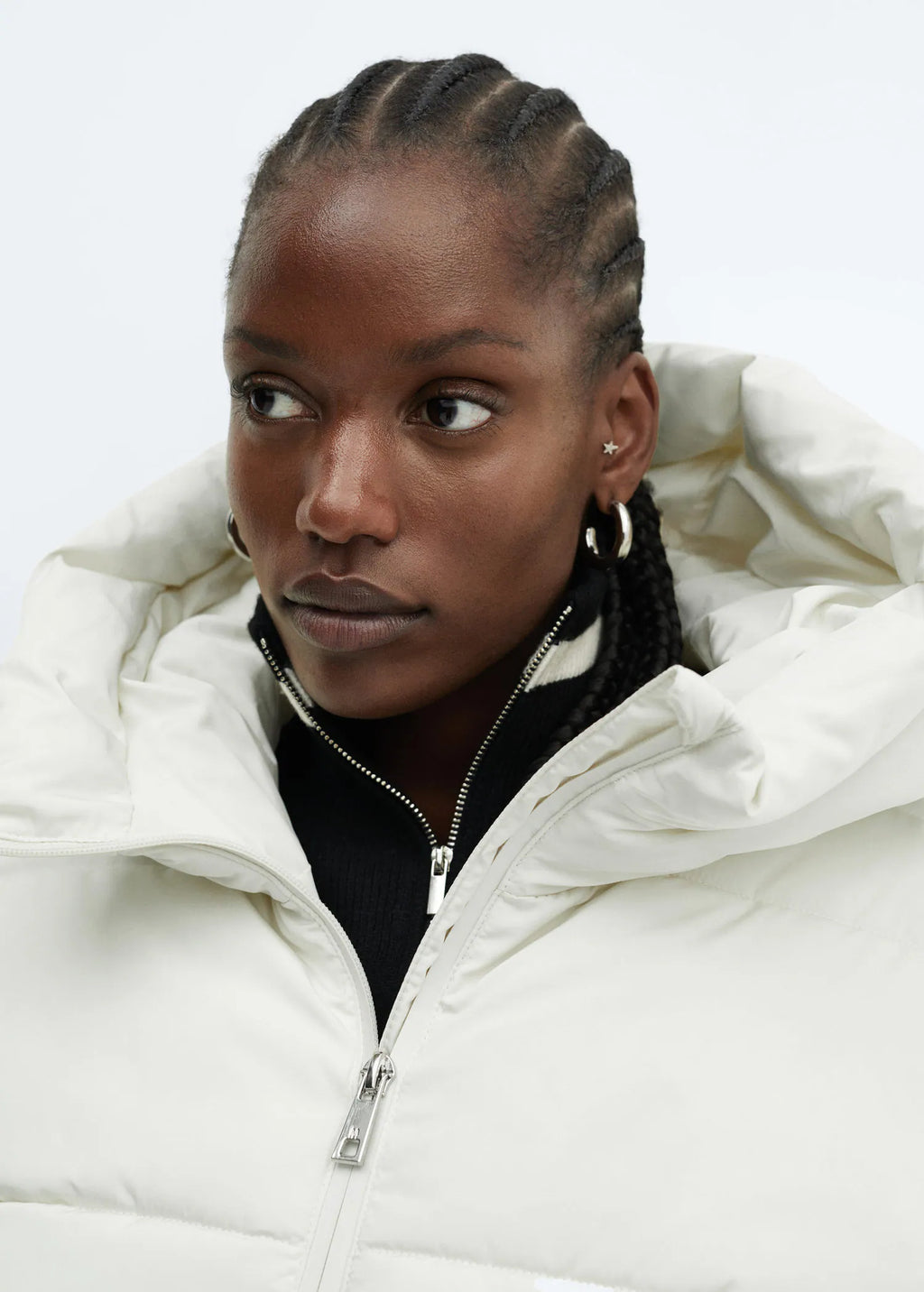 Anorak acolchado capucha