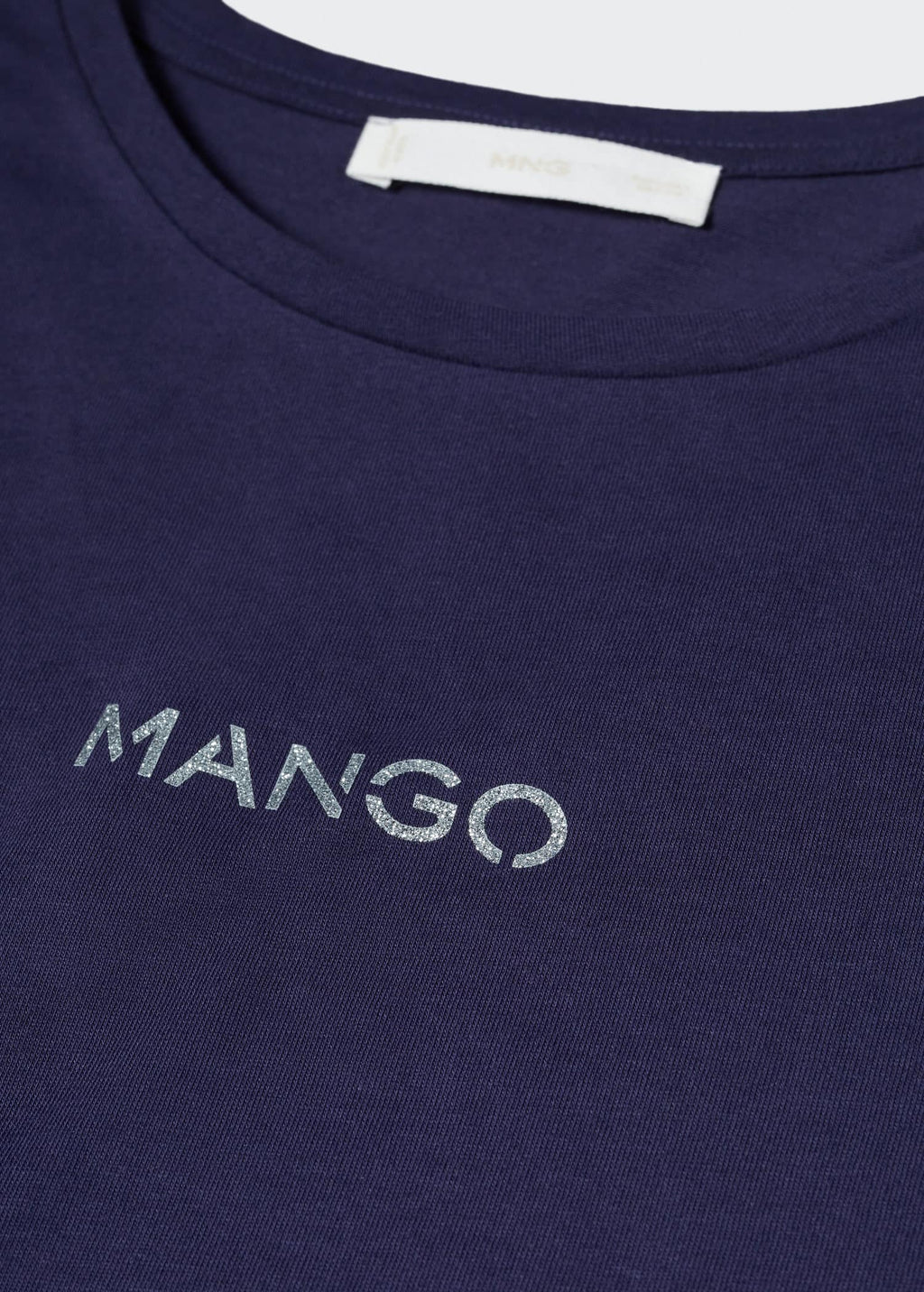 Camiseta logo metalizado