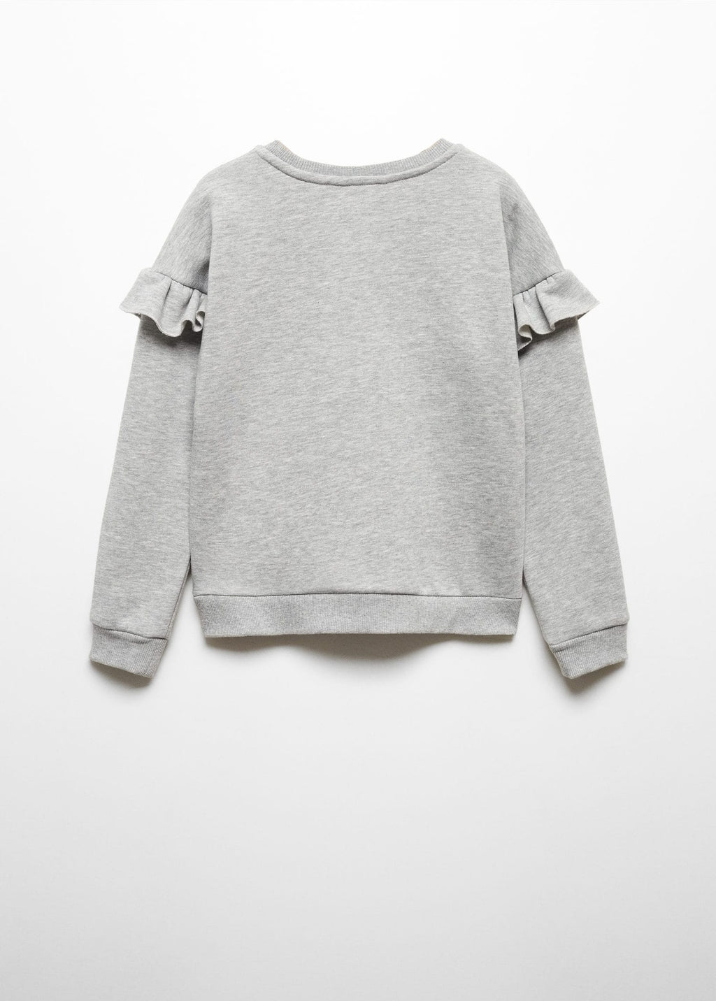 Sudadera estampada volantes
