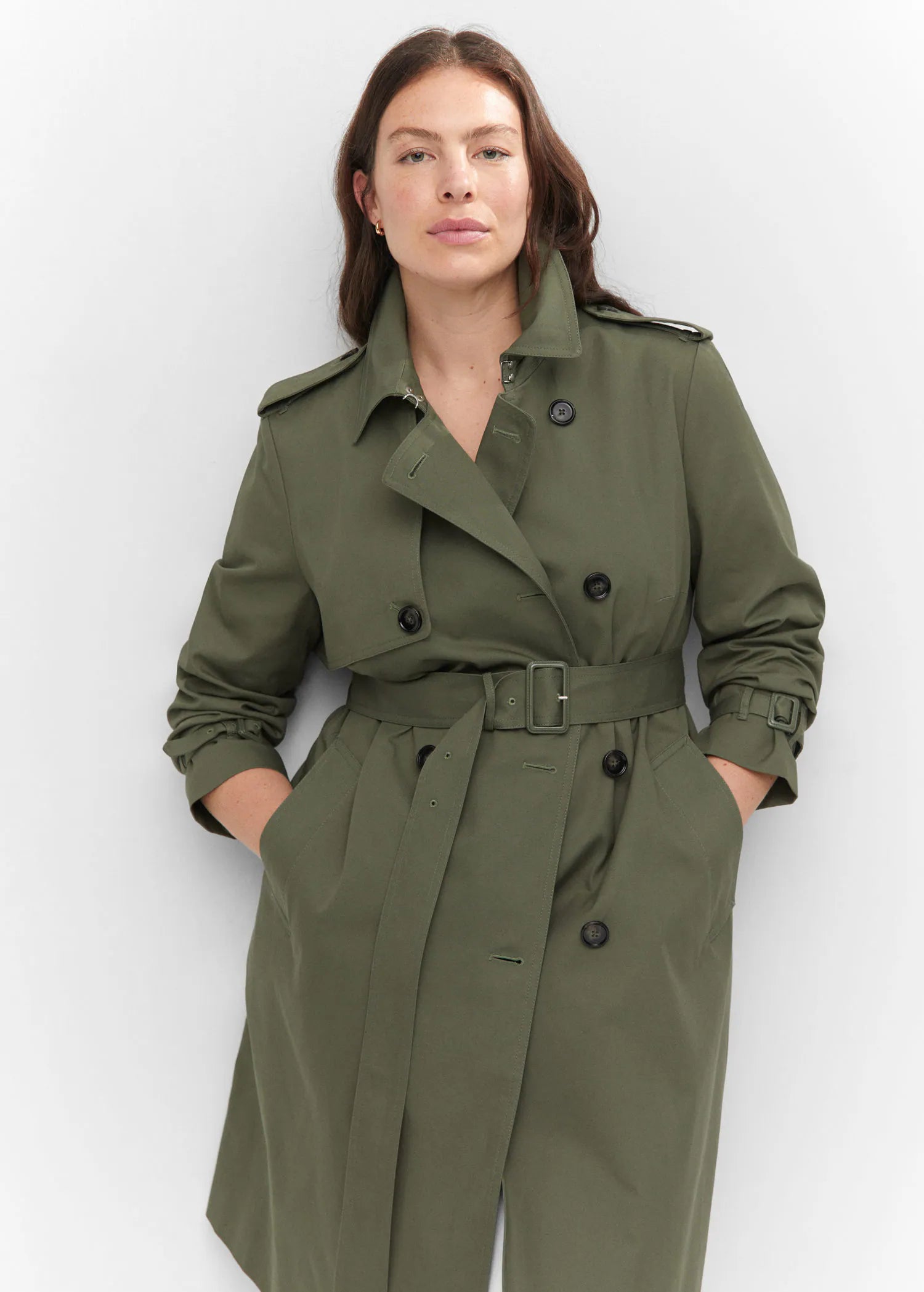 Trench clásico cinturón