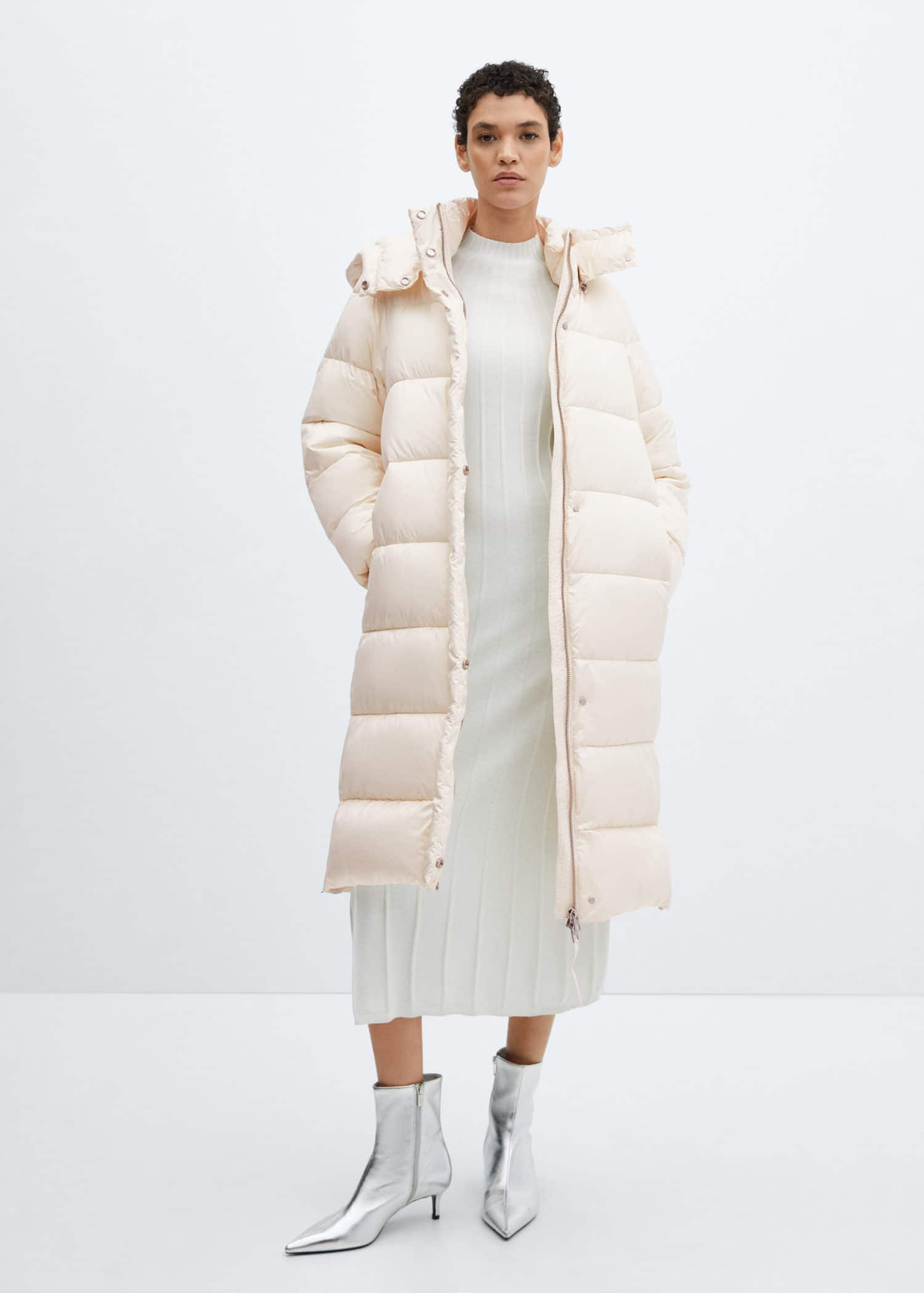 Anorak acolchado impermeable capucha