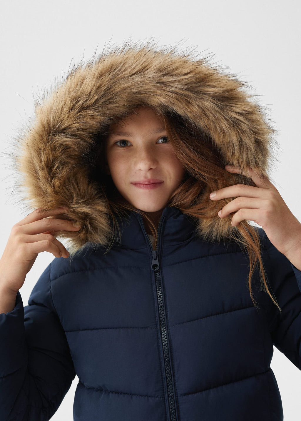 Anorak largo acolchado