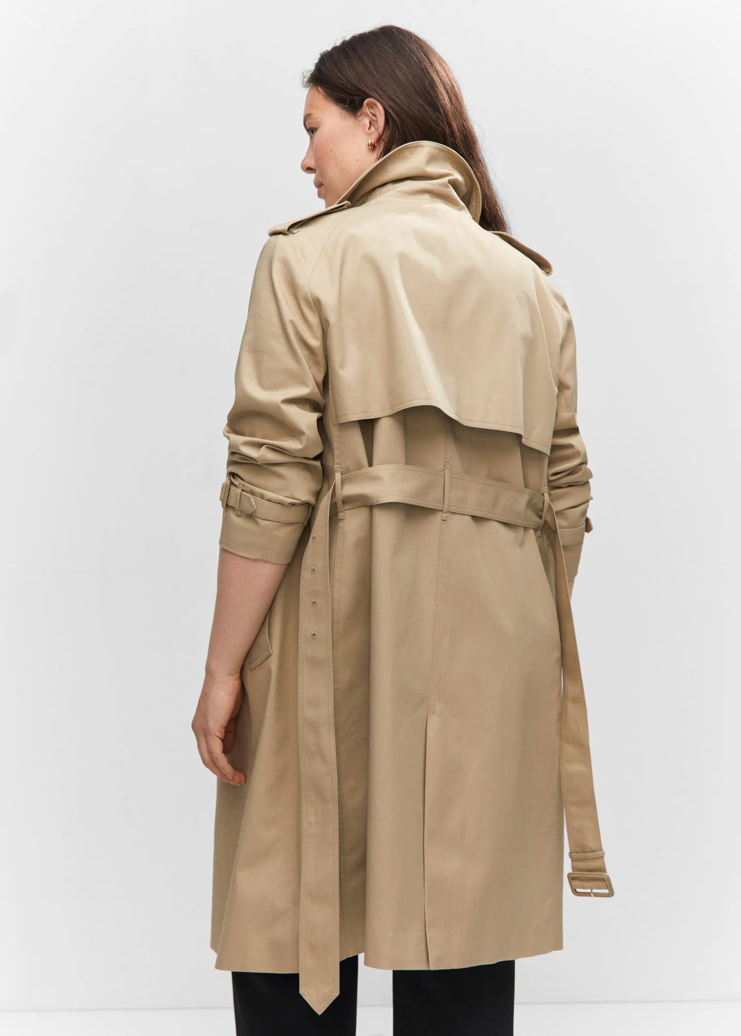 Trench clásico cinturón
