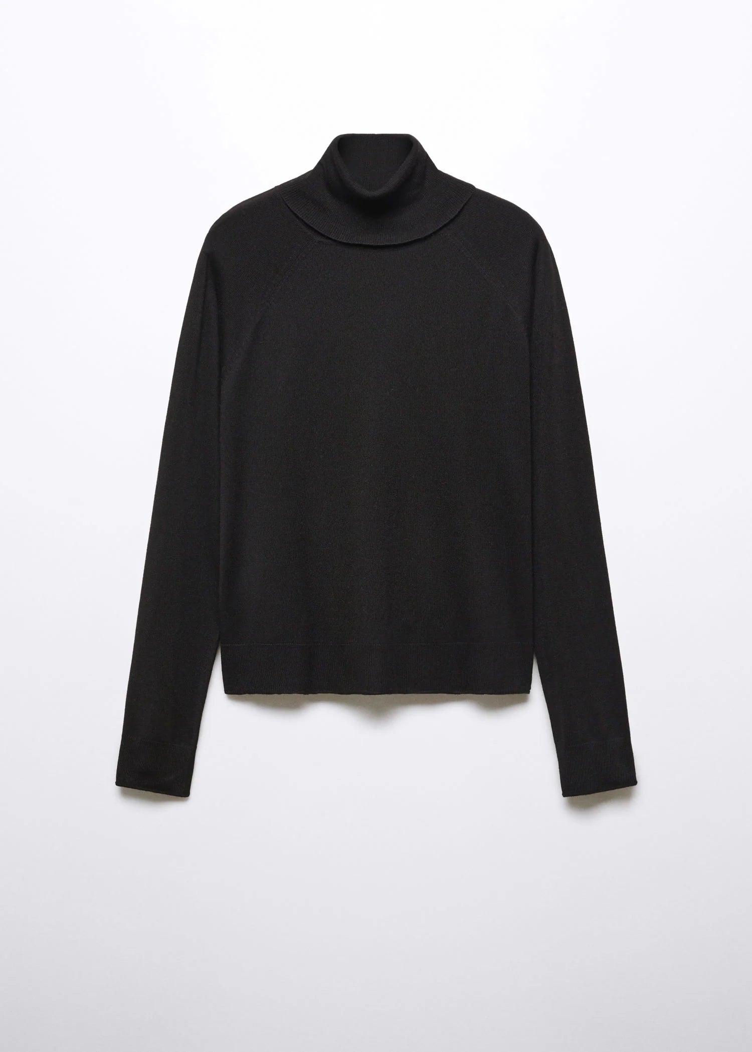 Jersey punto fino cuello vuelto