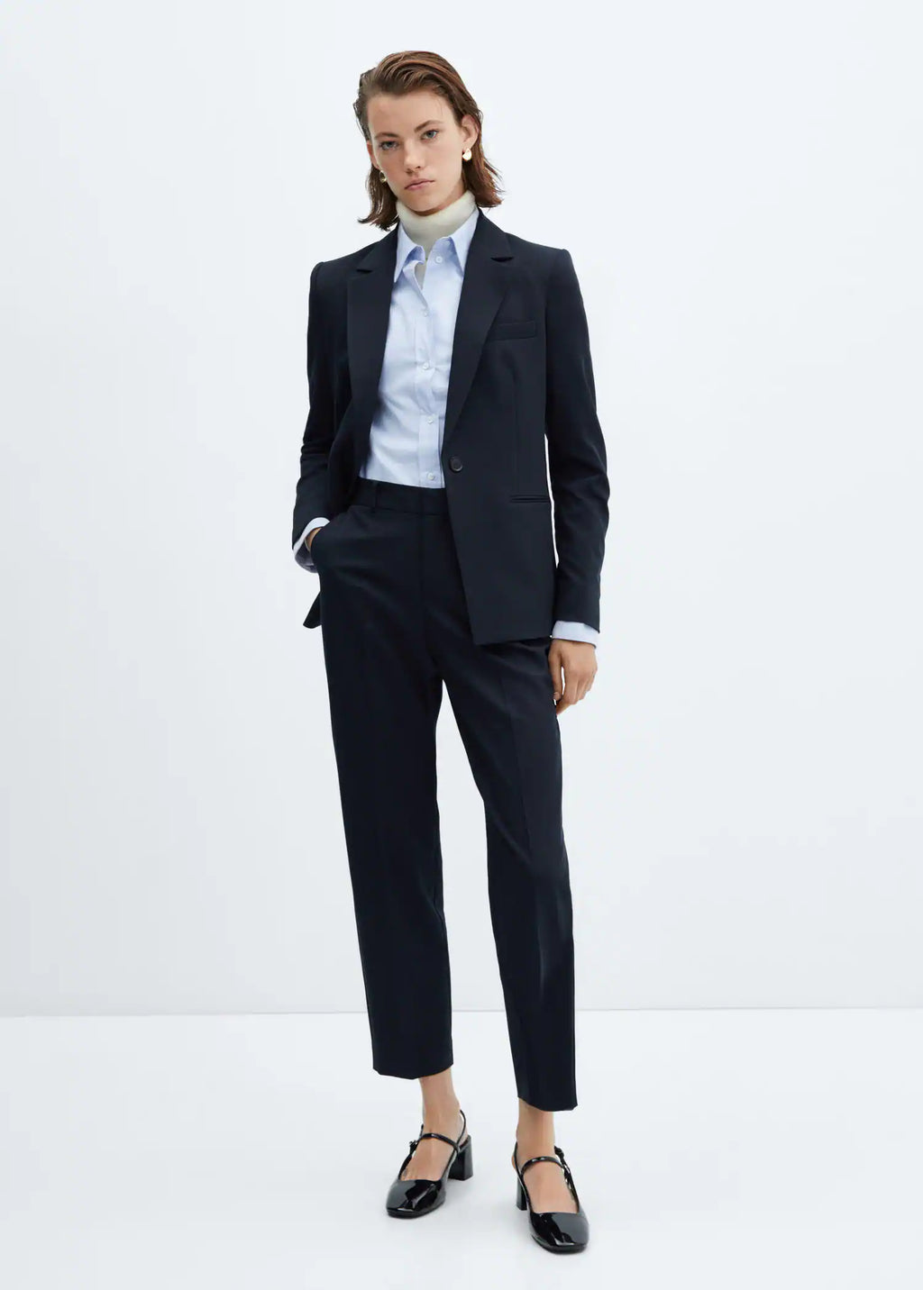 Pantalón recto traje