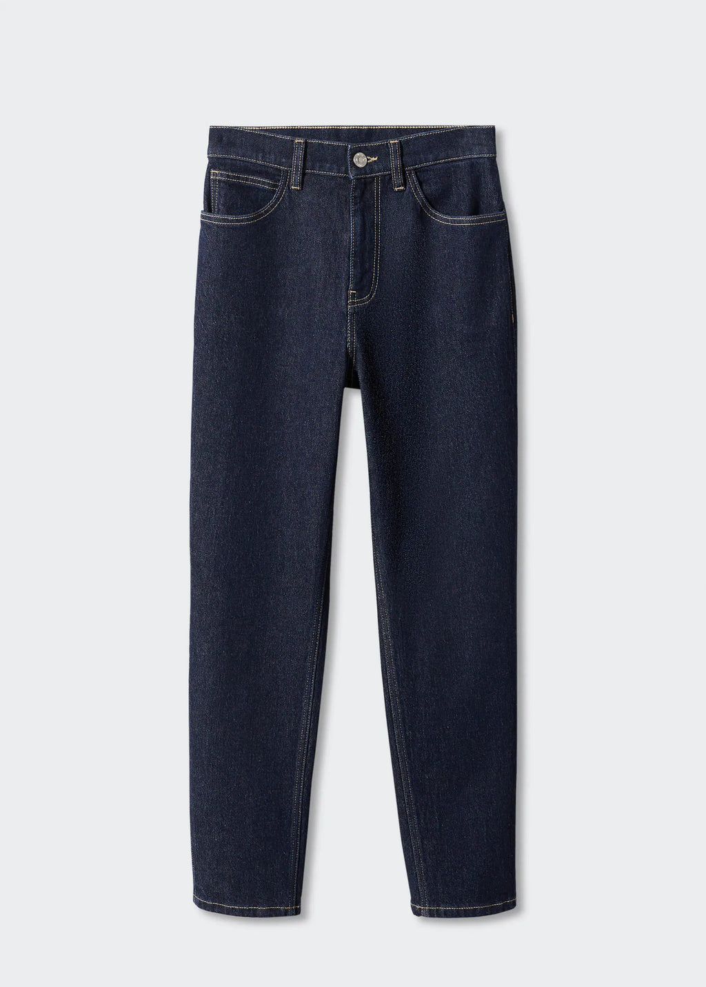 Jeans mom confort tiro alto