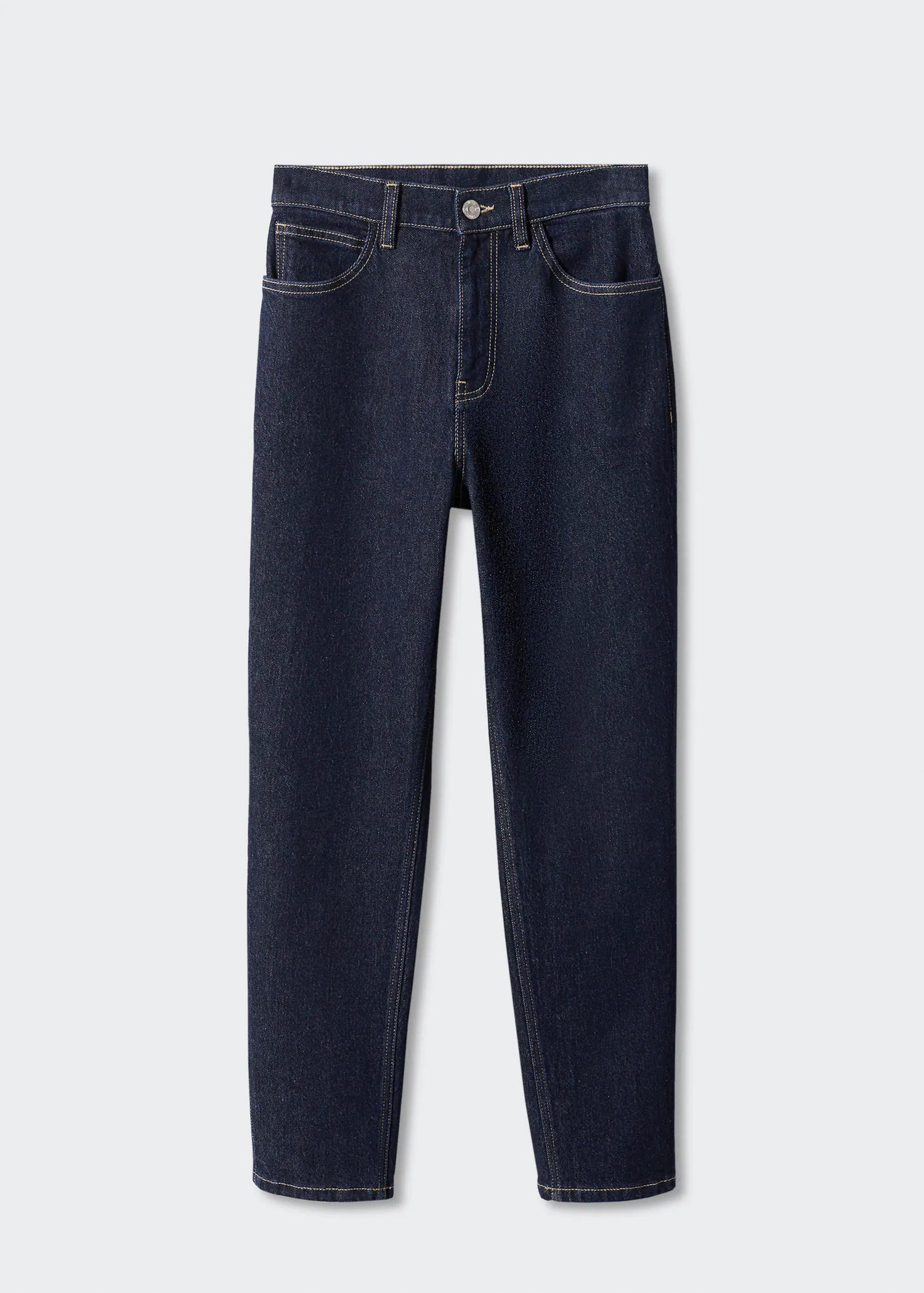 Jeans mom confort tiro alto