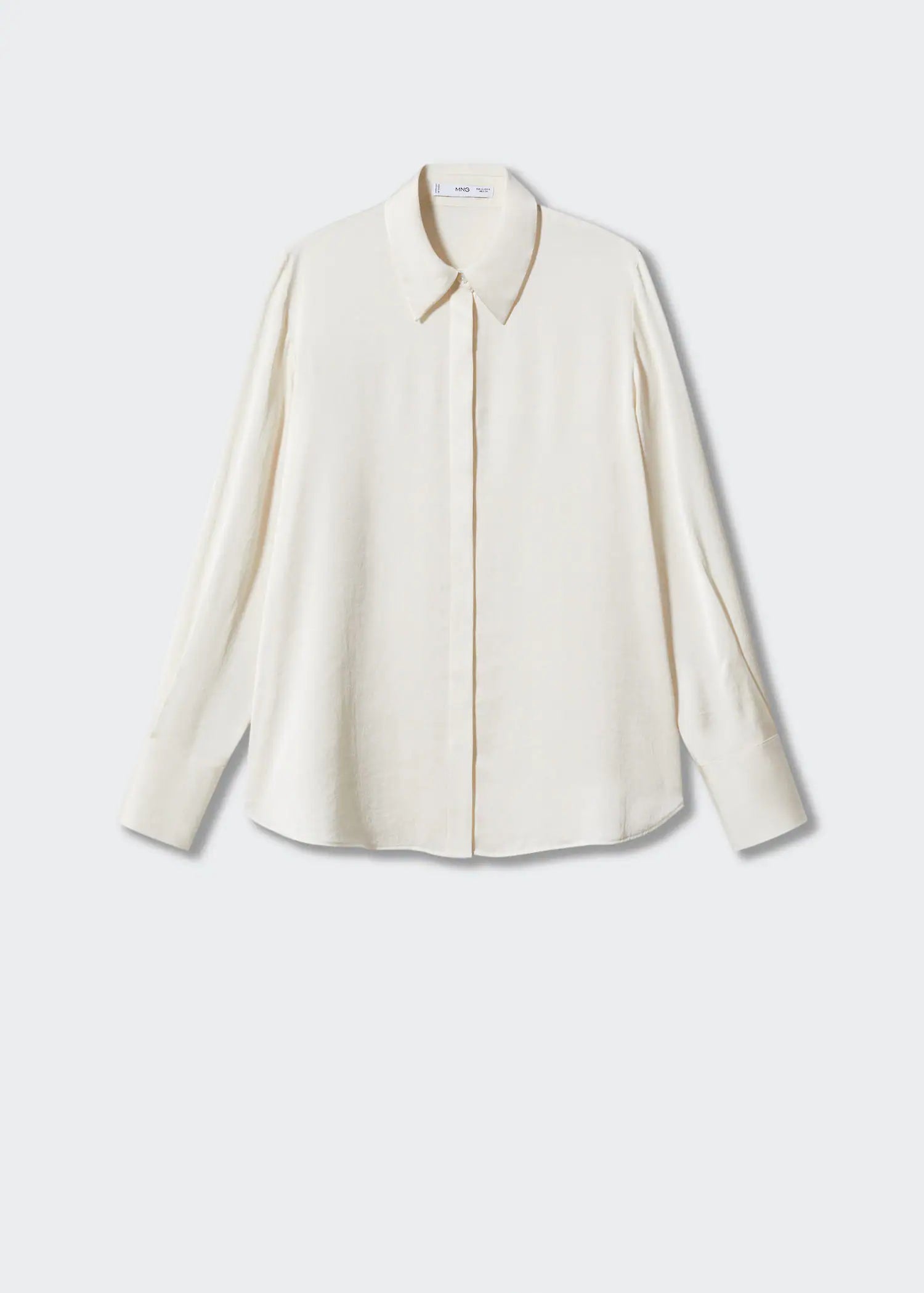 Camisa fluida satinada