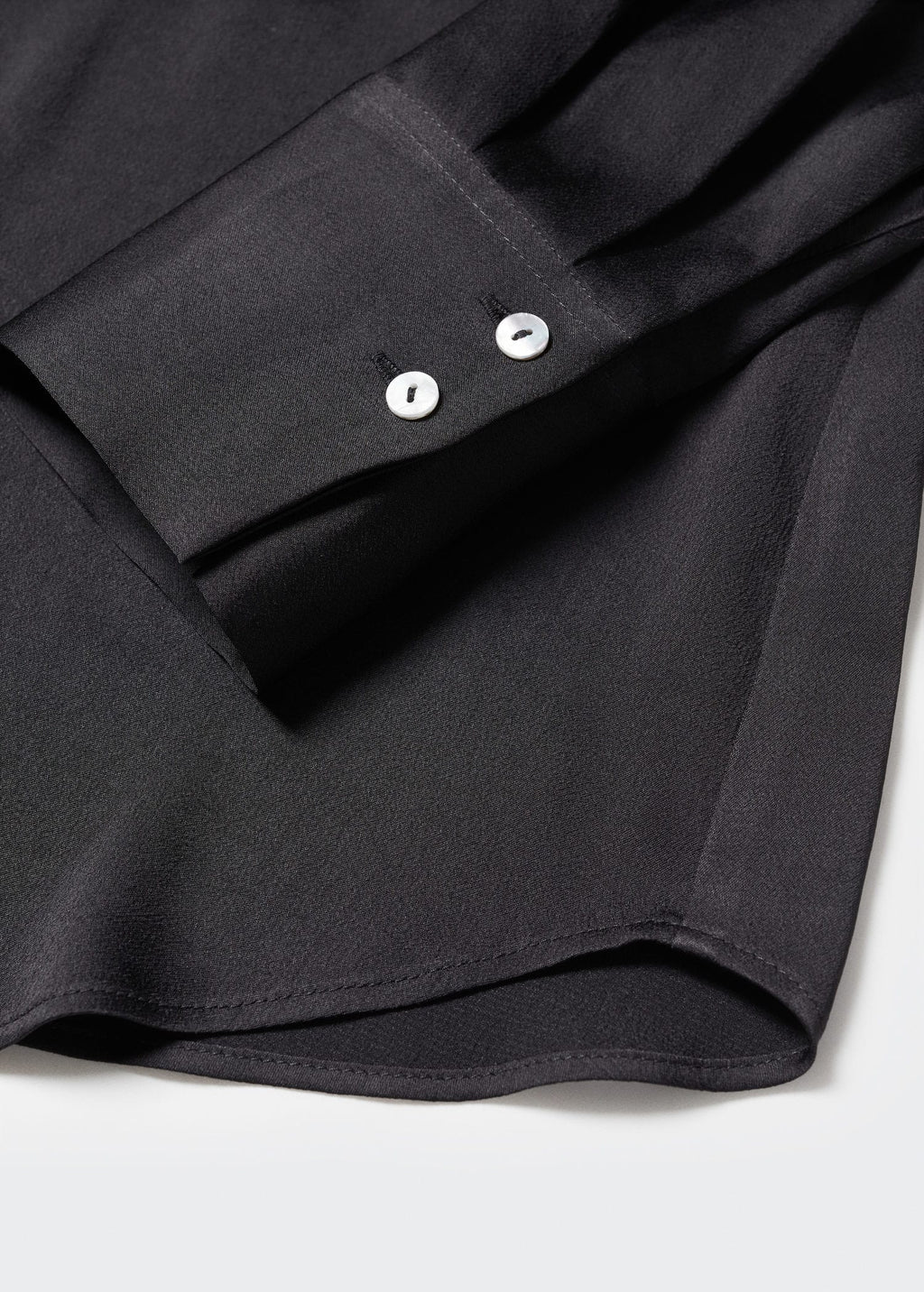 Camisa fluida satinada