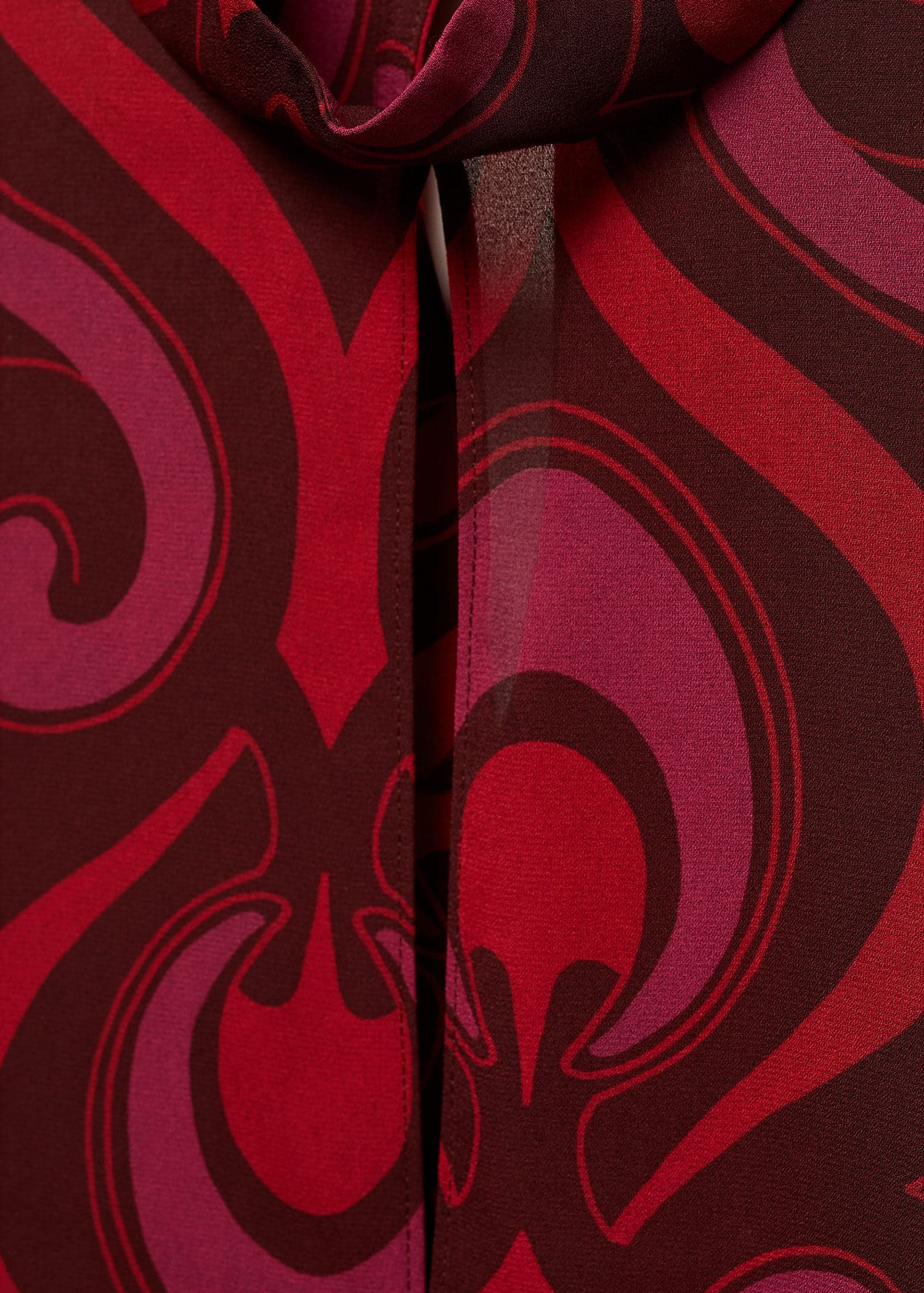 Blusa estampada detalle abertura