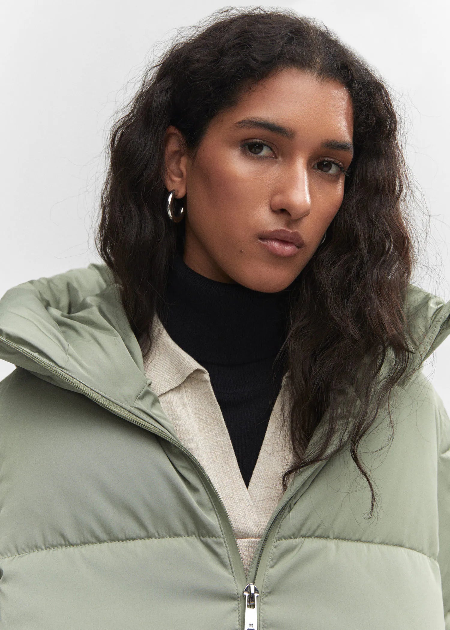 Anorak acolchado capucha