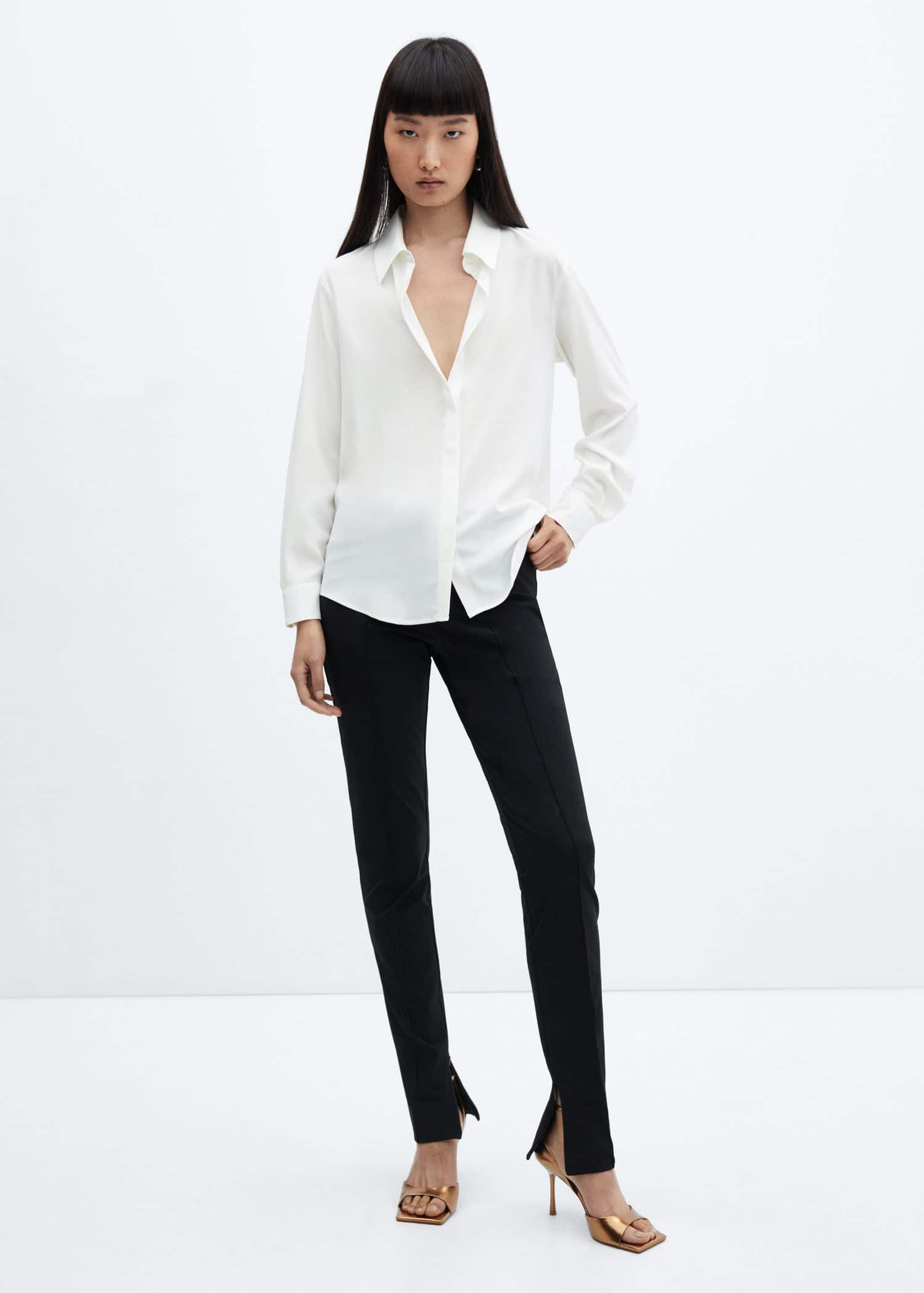 Camisa fluida botones