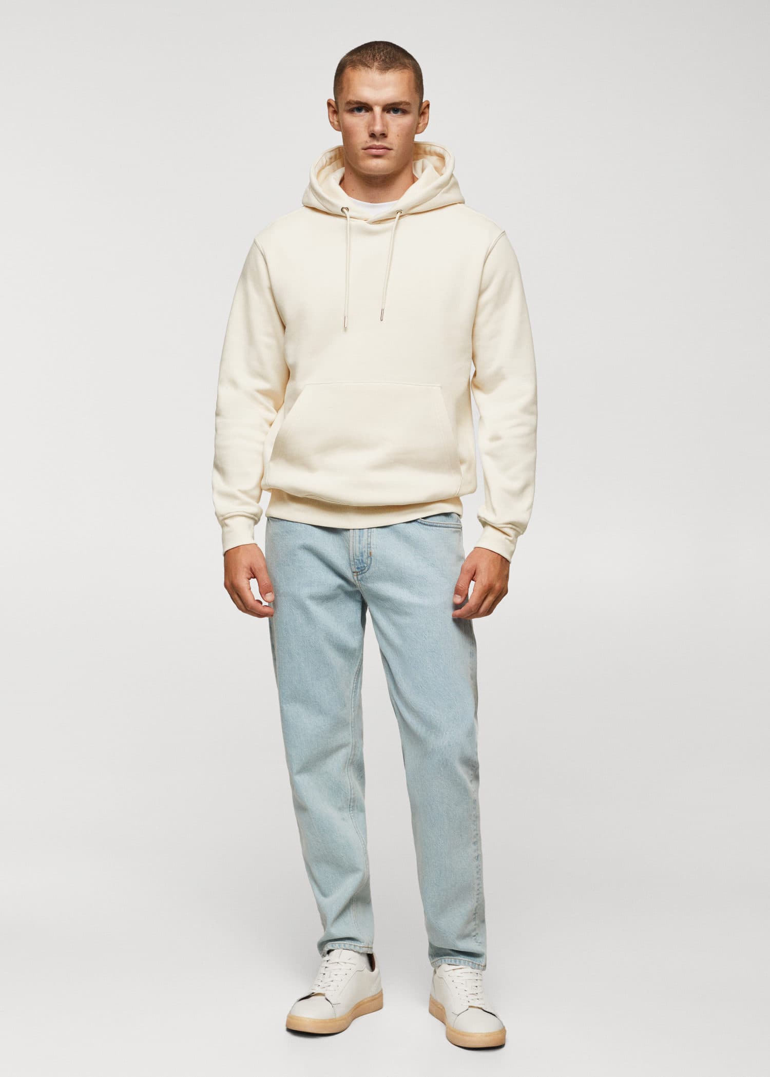 Sudadera algodón canguro capucha