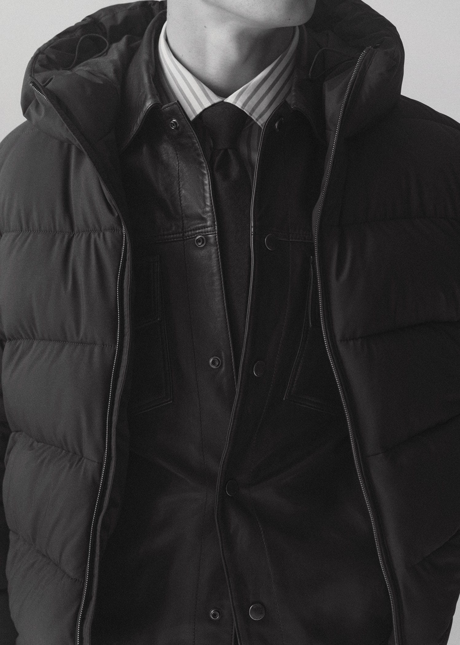 Anorak acolchado impermeable termoregulador