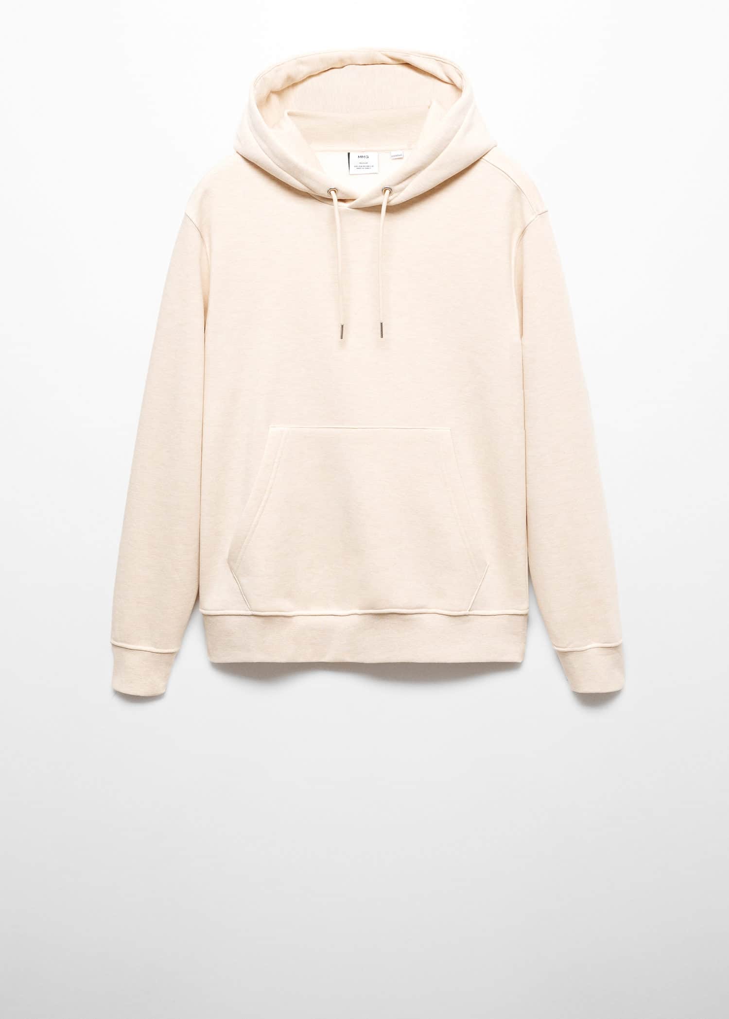Sudadera algodón canguro capucha