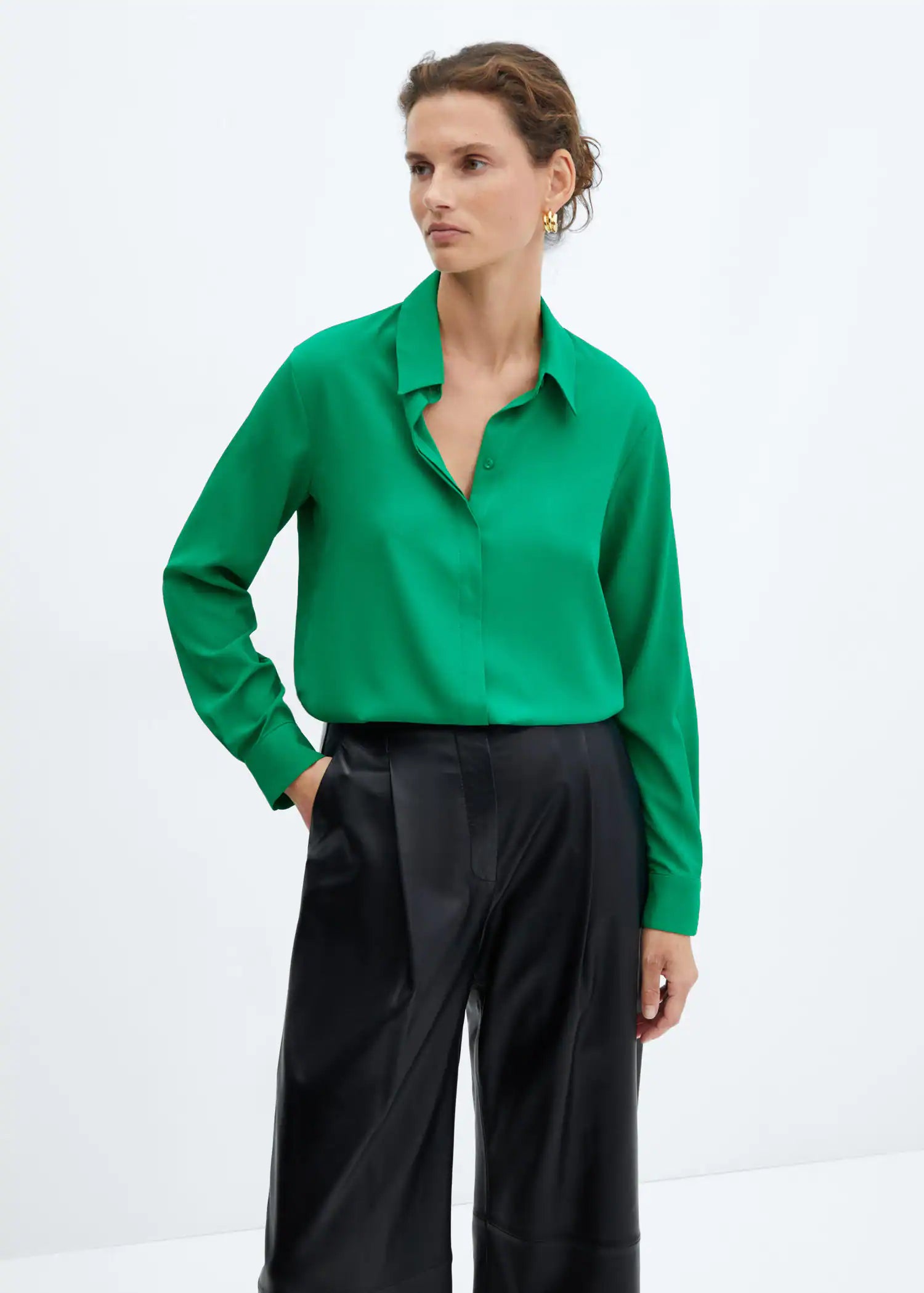 Camisa fluida botones