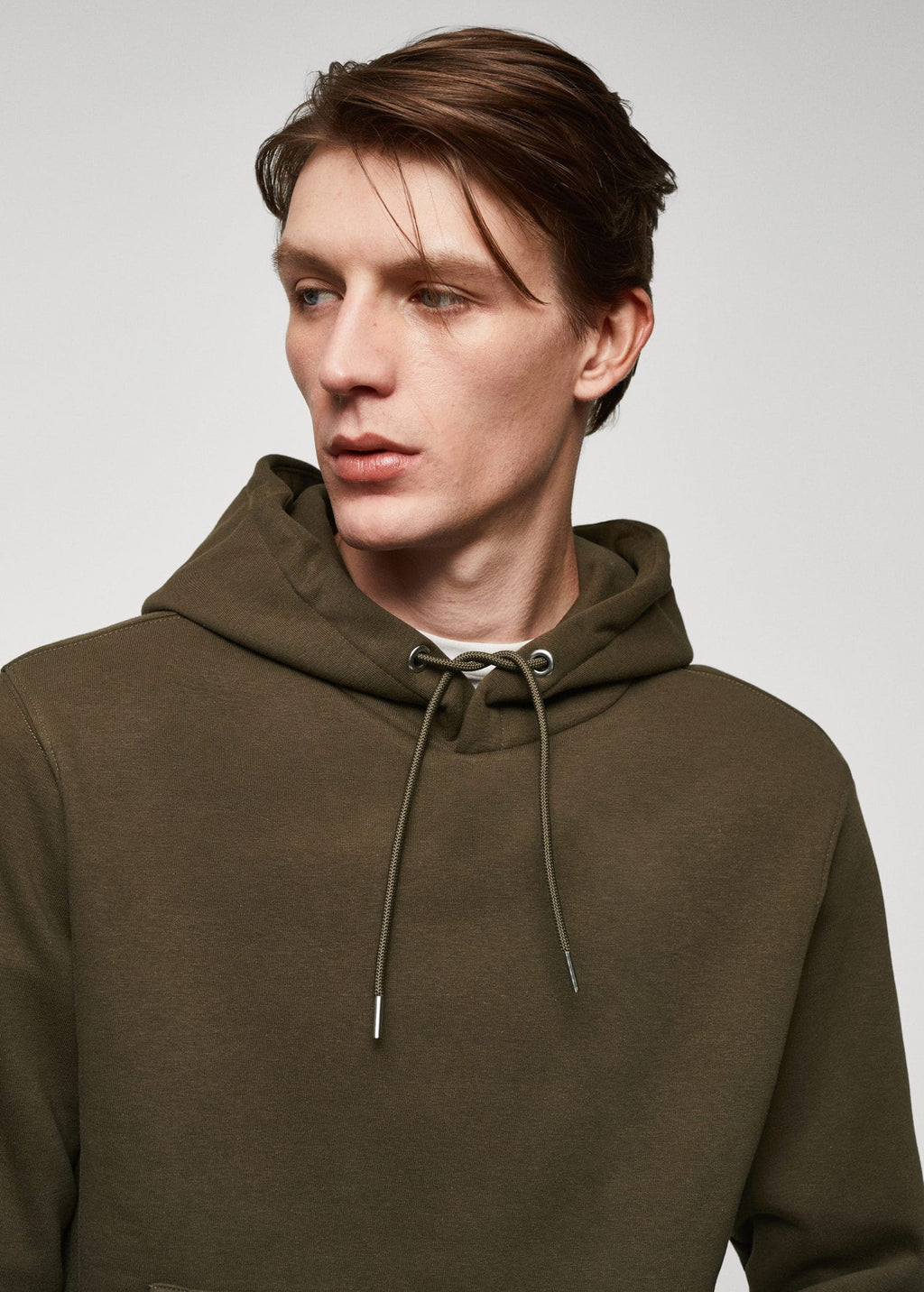 Sudadera algodón canguro capucha