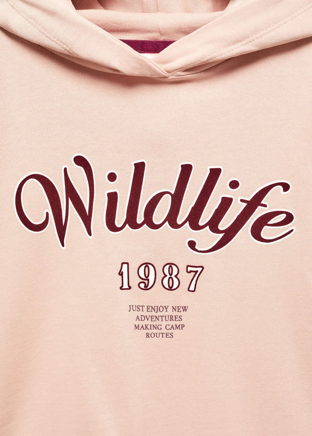 Sudadera estampada mensaje