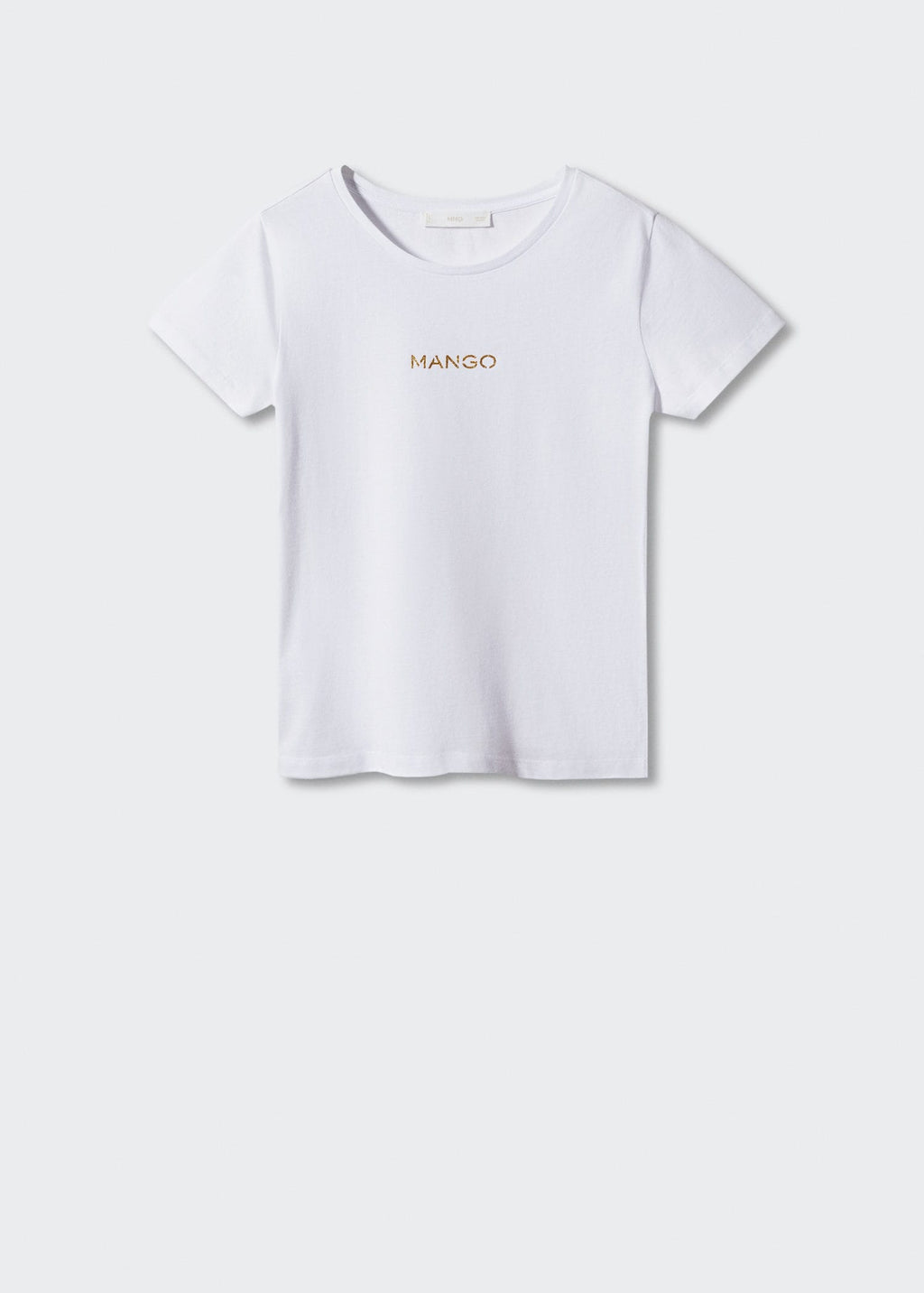 Camiseta logo metalizado