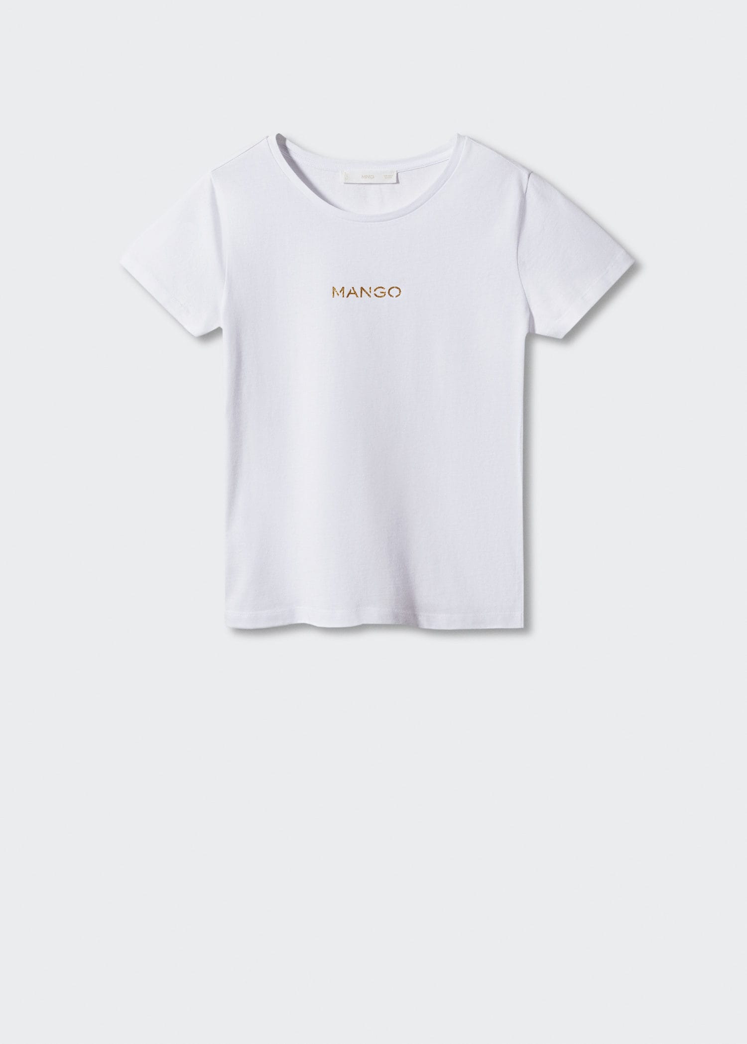 Camiseta logo metalizado