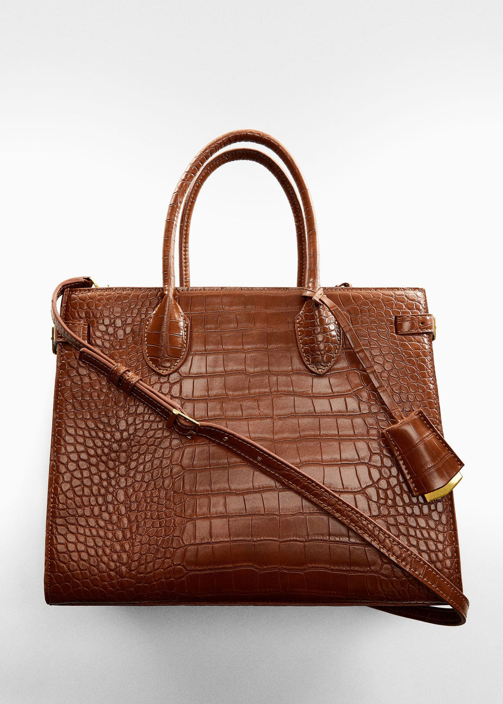 Bolso doble asa efecto coco