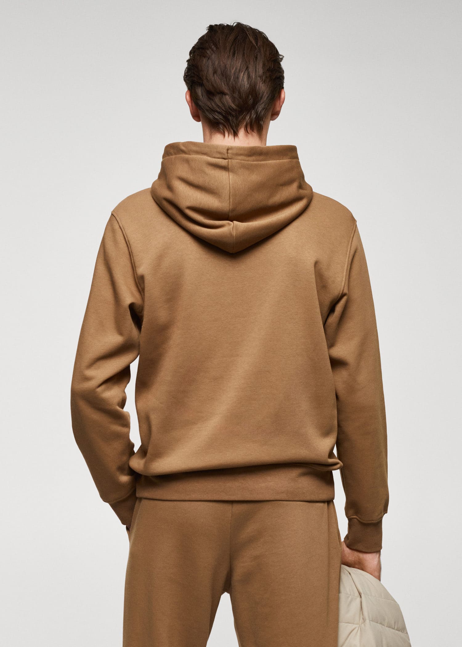 Sudadera algodón canguro capucha