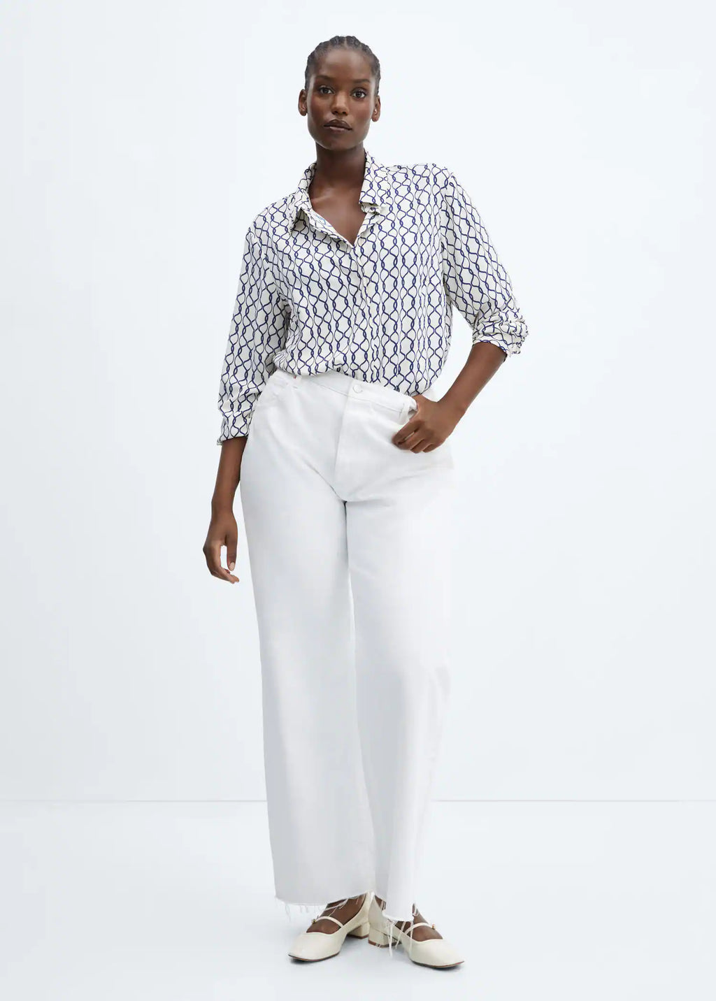 Camisa fluida botones