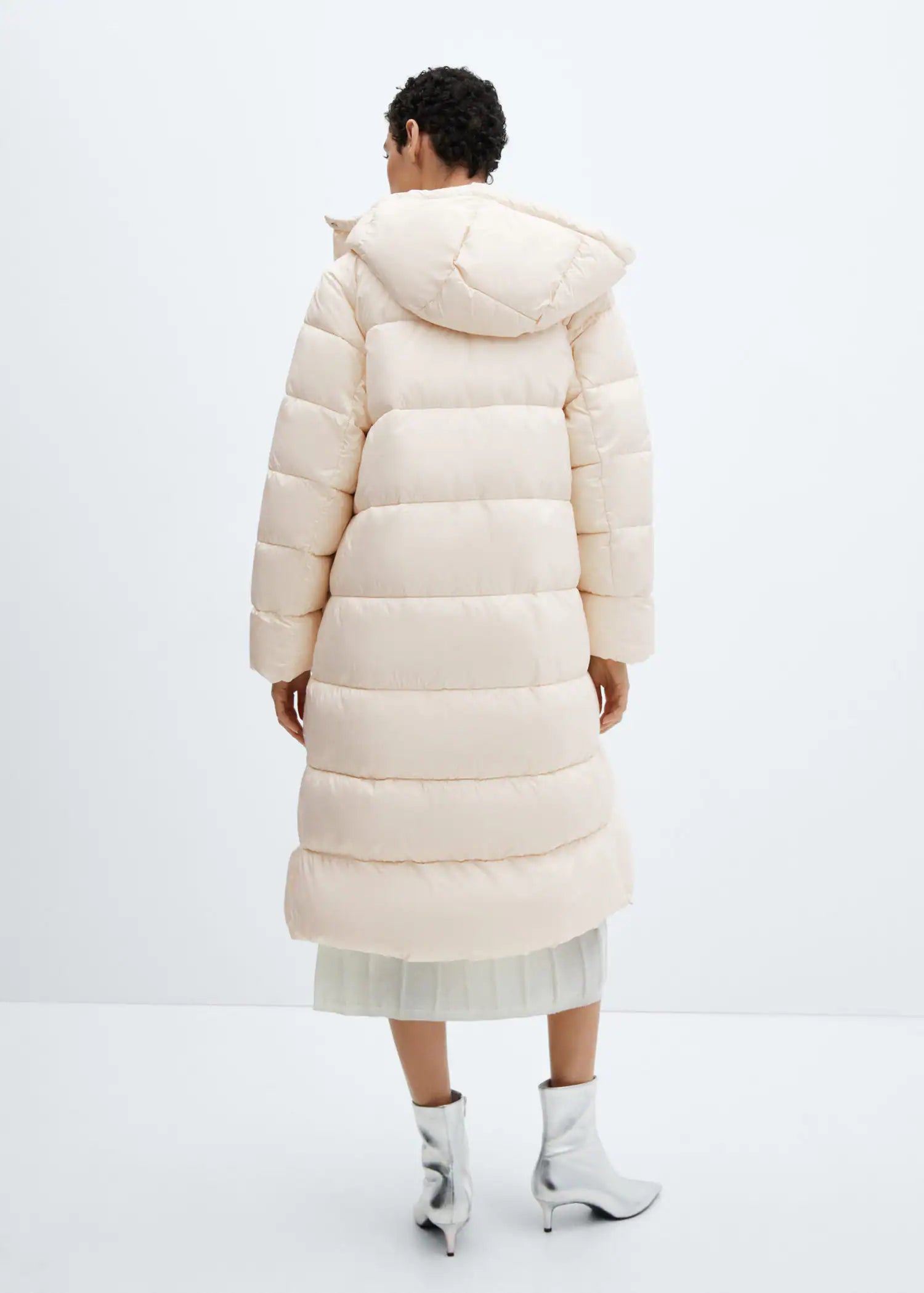 Anorak acolchado impermeable capucha