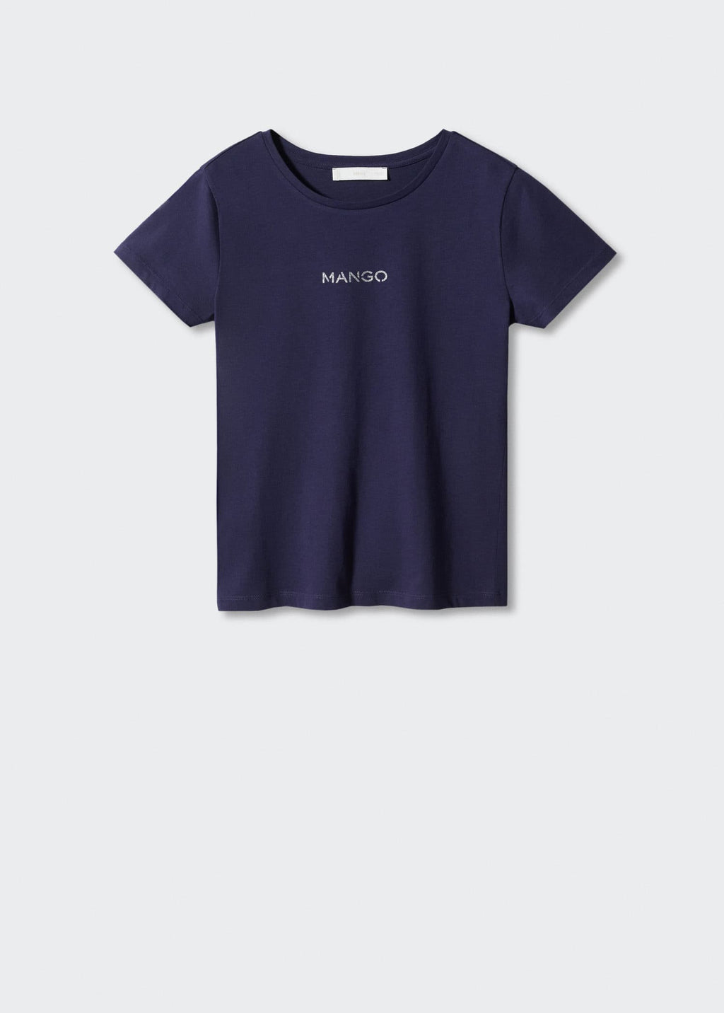 Camiseta logo metalizado
